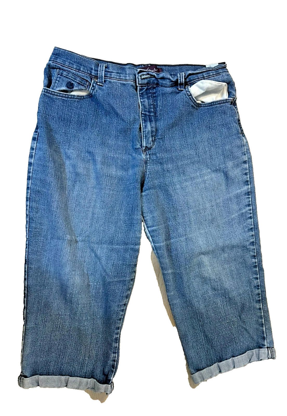 Designer Gloria Vanderbilt Amanda Classic Jeans – Size 12, Blue Size 34" / US 12 / IT 48 - 1 Thumbnail