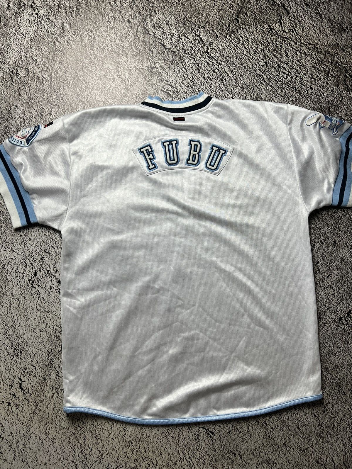 Fubu VTG 90’s Harlem spellout tee jersey by FUBU Size US M / EU 48-50 / 2 - 9 Thumbnail