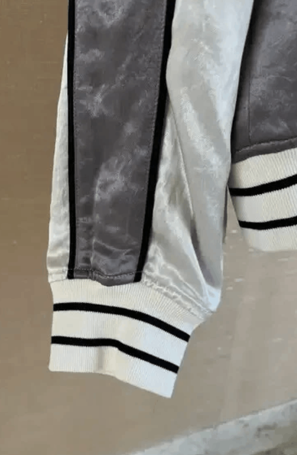 Amiri AMIRI PF22 Satin Souvenir Jacket – Silver/Ivory Size US M / EU 48-50 / 2 - 6 Thumbnail