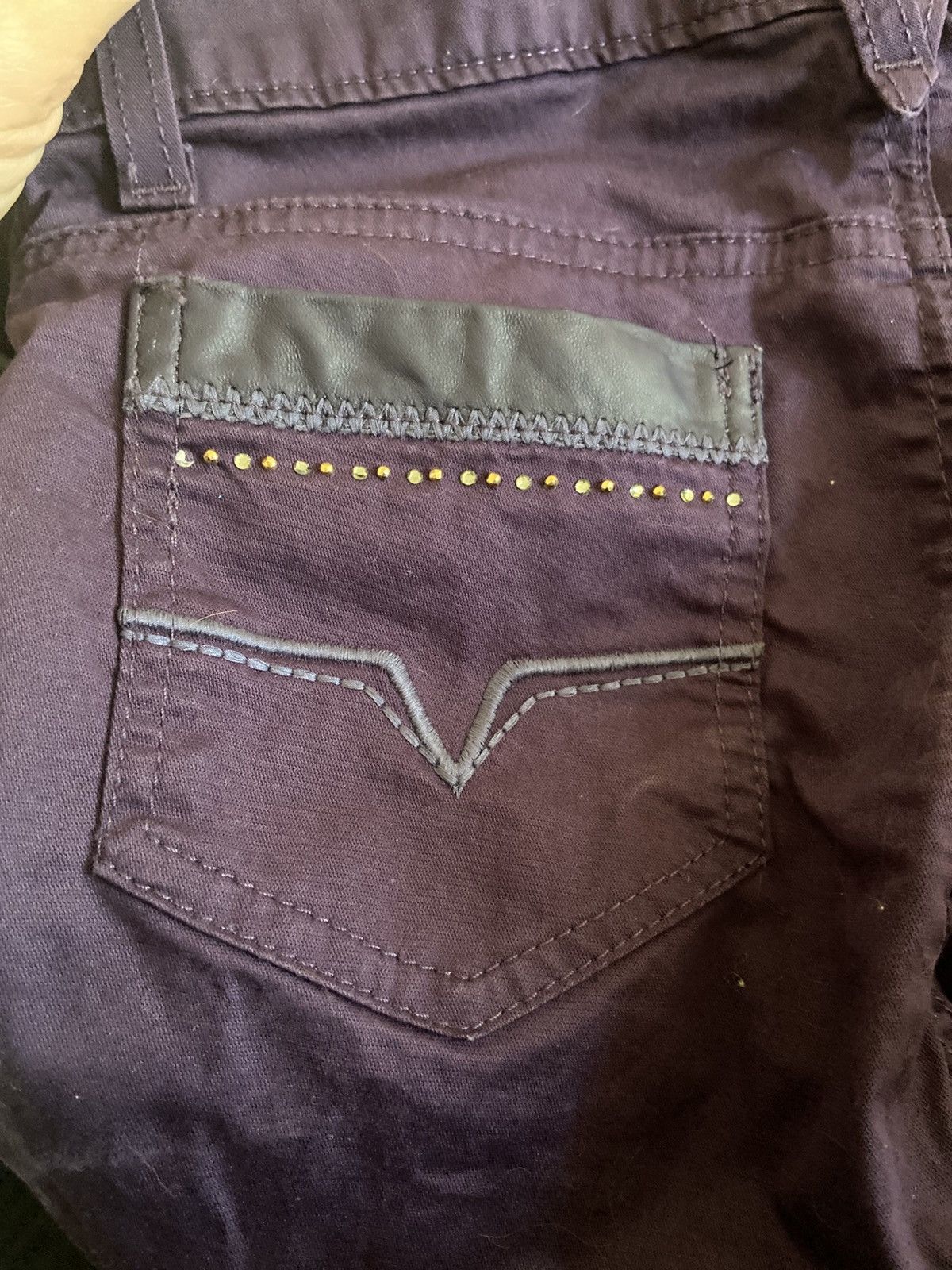 Designer × Versace × Vintage Vintage Deadstock 2005 Versace Trousers Italy 26UK IT40 Size 27" / US 4 / IT 40 - 6 Thumbnail