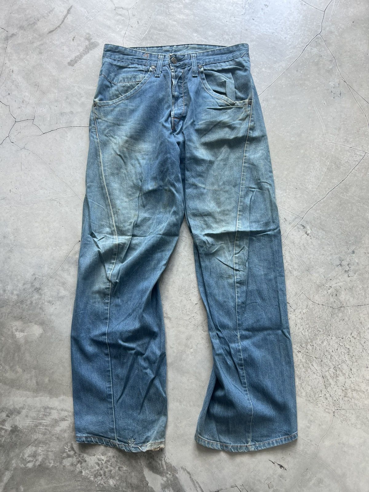 Levi's Levis Engineered Jeans Buckle Back Tag W32 Actual 30x30 Size US 32 / EU 48 - 2 Thumbnail