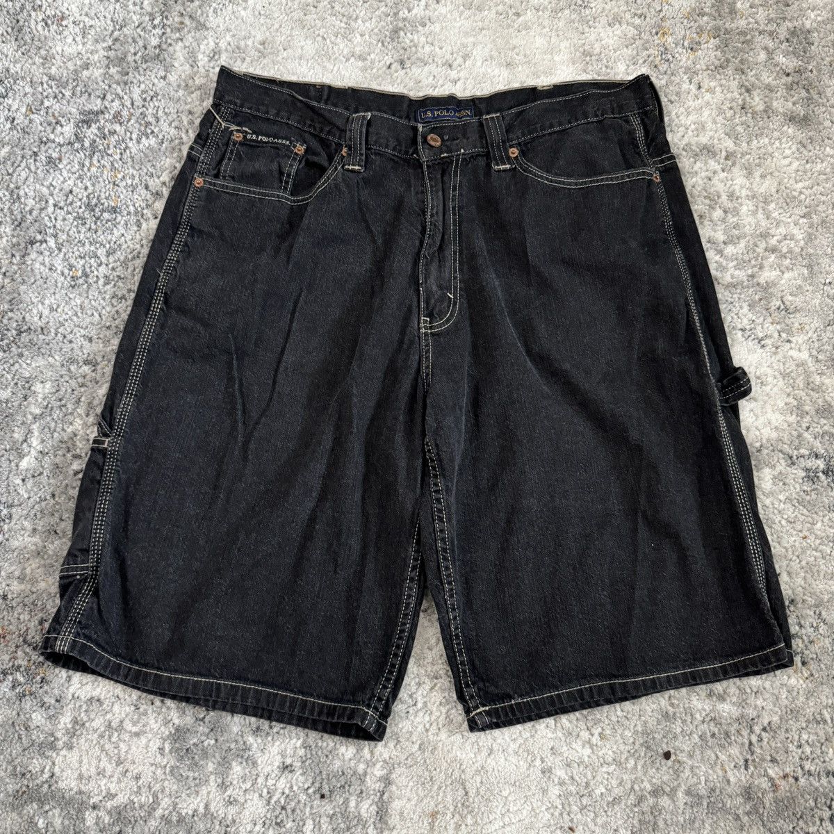 JNCO × U.S. Polo Assn. × Vintage VTG y2k Us polo assn baggy embroidered JNCO style carpenter Size US 36 / EU 52 - 2 Thumbnail