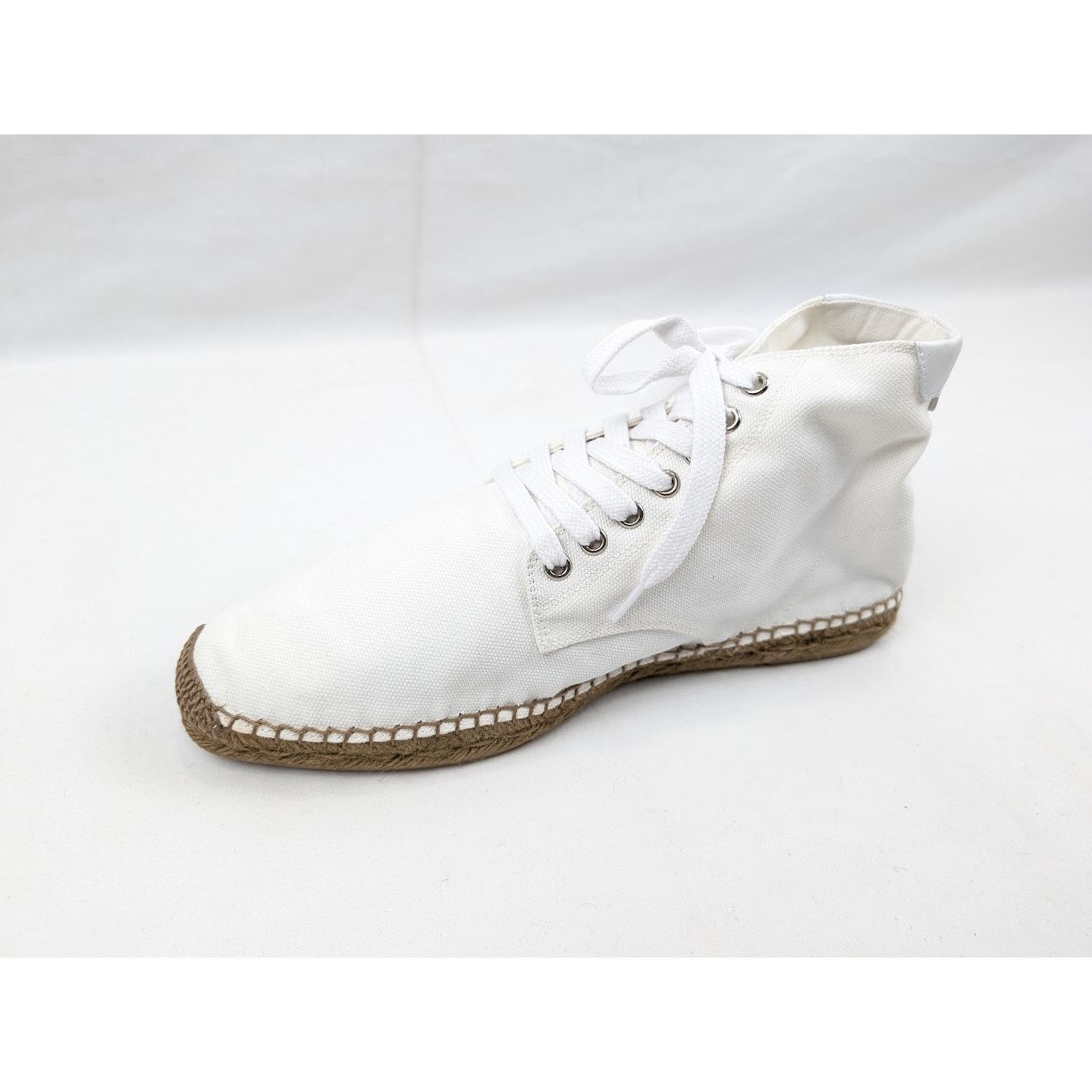 Saint Laurent Paris o1rshd1 Damon High-Top Sneakers in Off-White/Blanc Opti Size US 9 / EU 42 - 9 Thumbnail