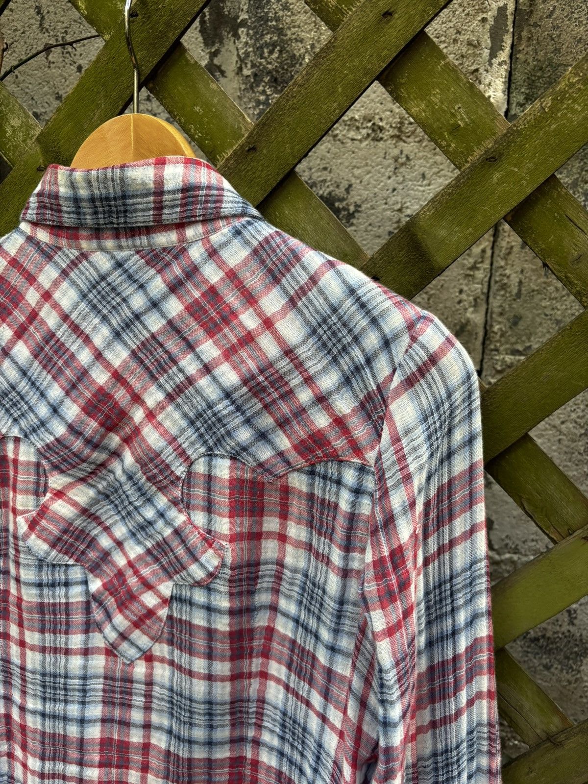 Chrome Hearts Chrome Hearts Star Button Red/Whte/Blu Flannel Shirt Size US S / EU 44-46 / 1 - 10 Thumbnail