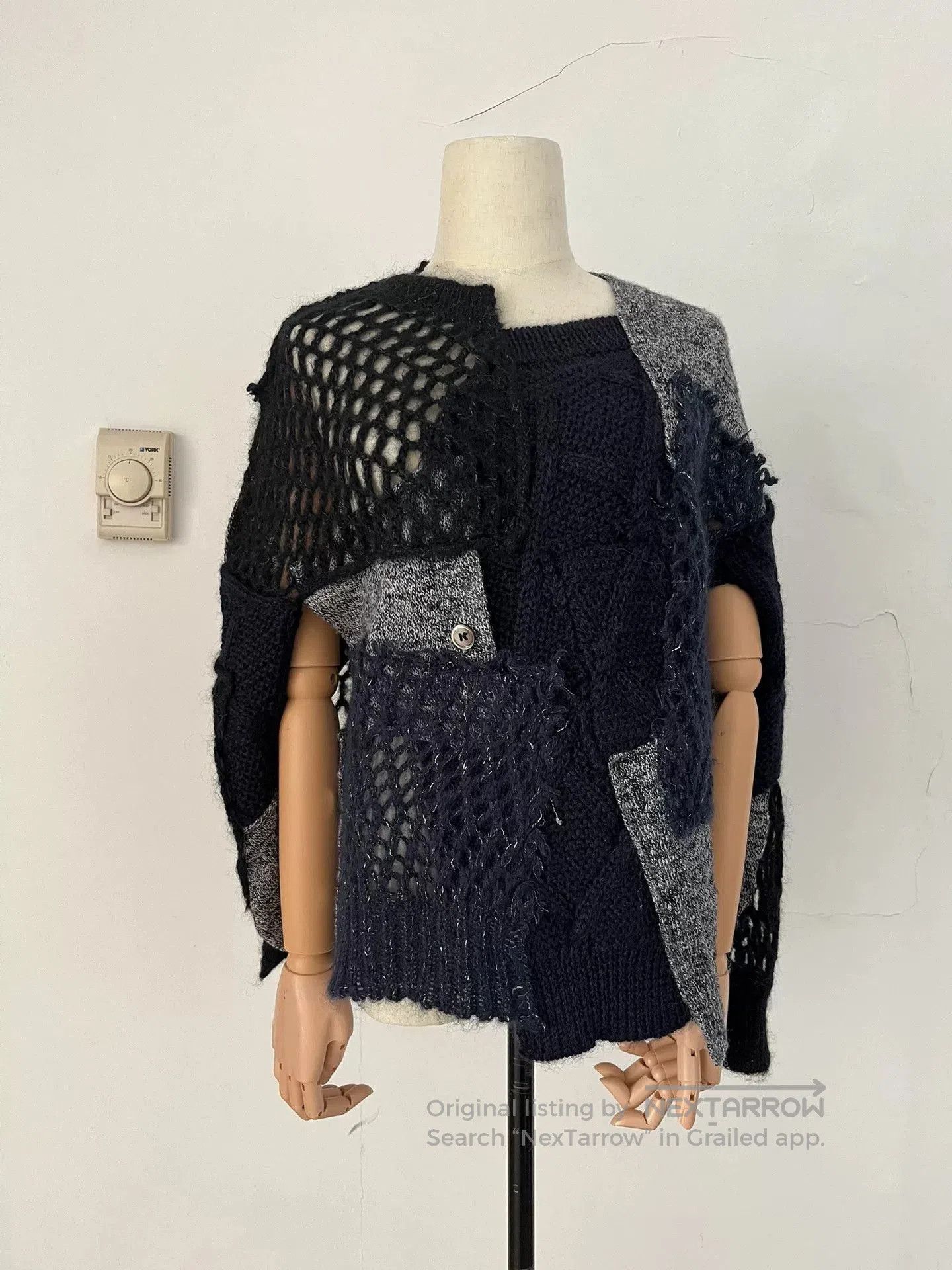 Junya Watanabe junya watanabe knitted sweater shawl. Size US M / EU 48-50 / 2 - 2 Thumbnail