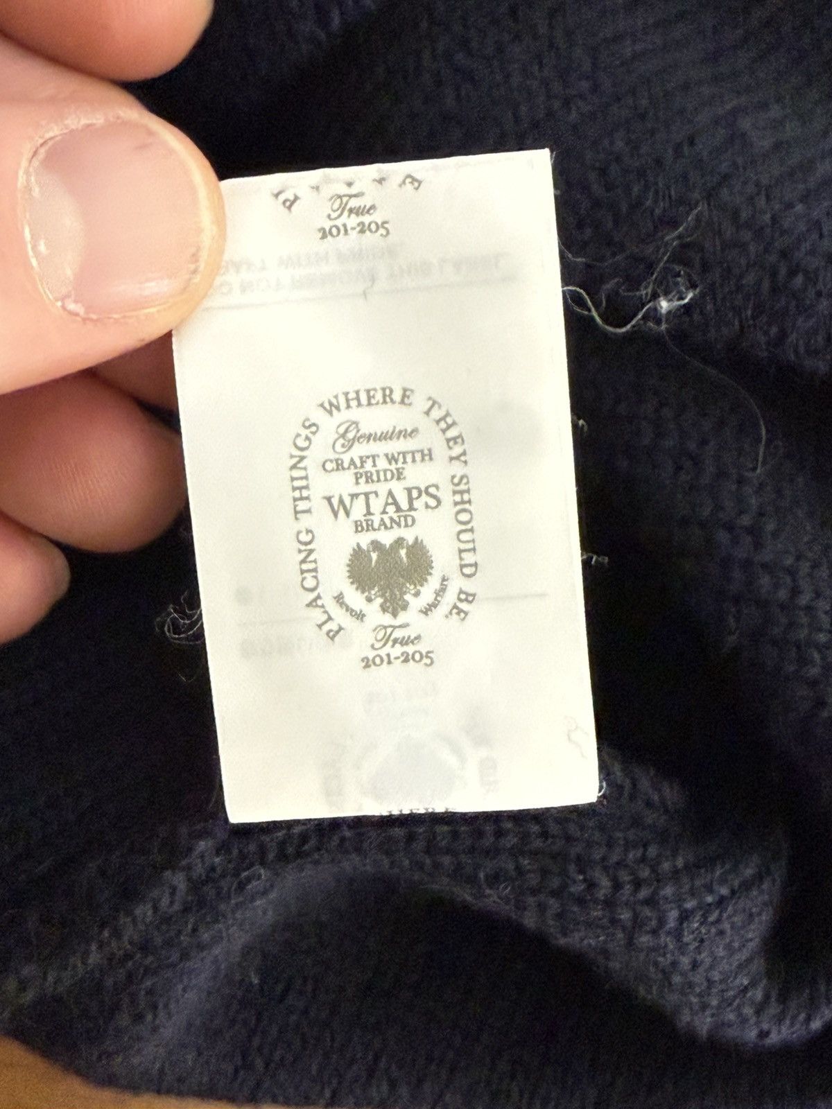 Wtaps WTAPS AVANT Wool Sweater Navy Size 2 Made in Japan Size US M / EU 48-50 / 2 - 9 Thumbnail