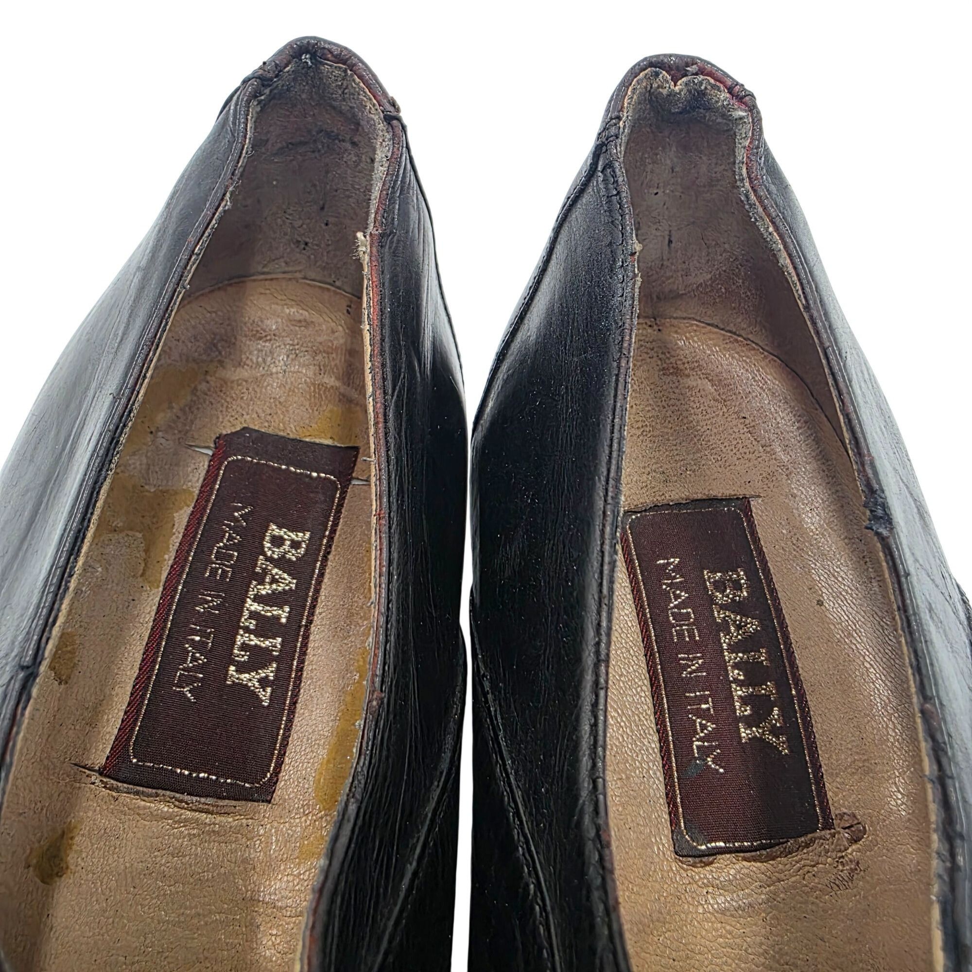 Bally Vintage Bally Italy Soft Black Leather Dress Shoes Mens 9 Size US 9 / EU 42 - 5 Thumbnail