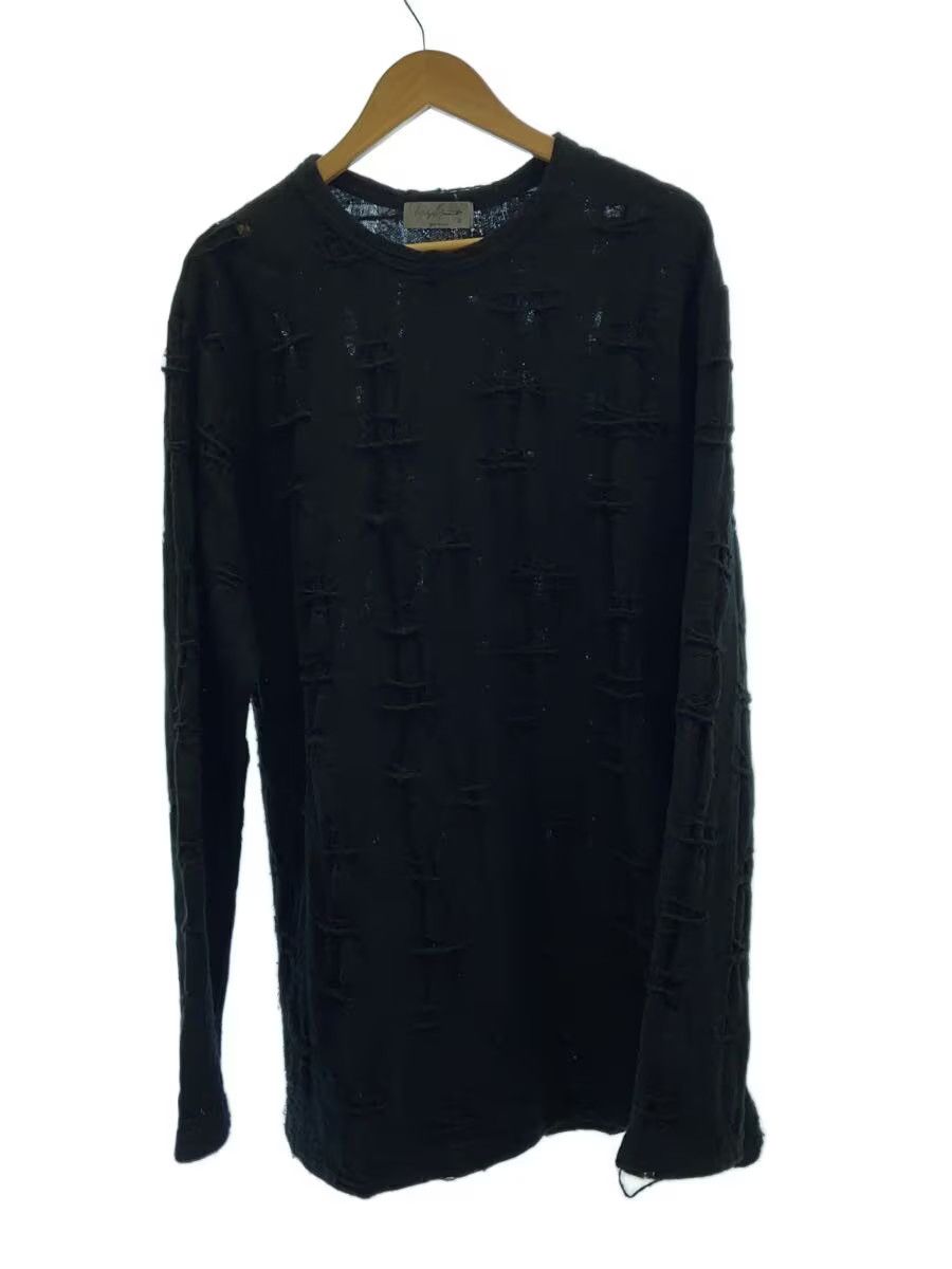 Yohji Yamamoto yohji yamamoto POUR HOMME AW23/Distressed Pullover Knit Size US L / EU 52-54 / 3 - 1 Thumbnail