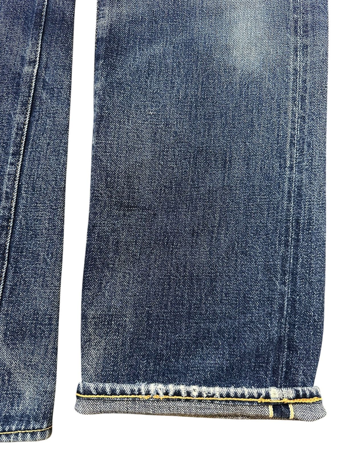 Denime Vintage Japan Denime Selvage Blue Faded Wash Distress Jeans Size US 29 - 10 Thumbnail