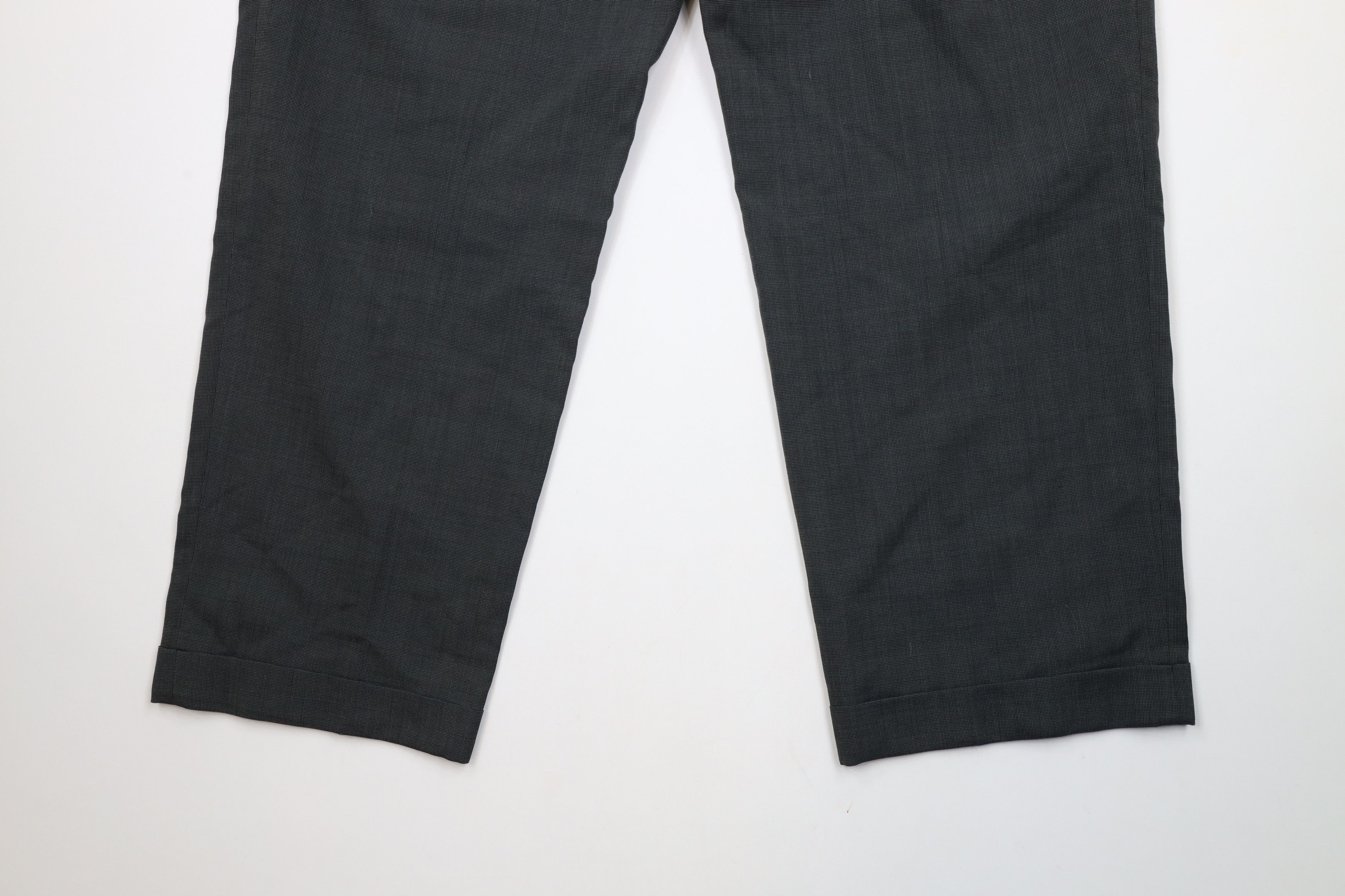 Vintage Vintage 90s Streetwear Pleated Cuffed Wide Leg Chino Pants Size US 38 / EU 54 - 11 Thumbnail