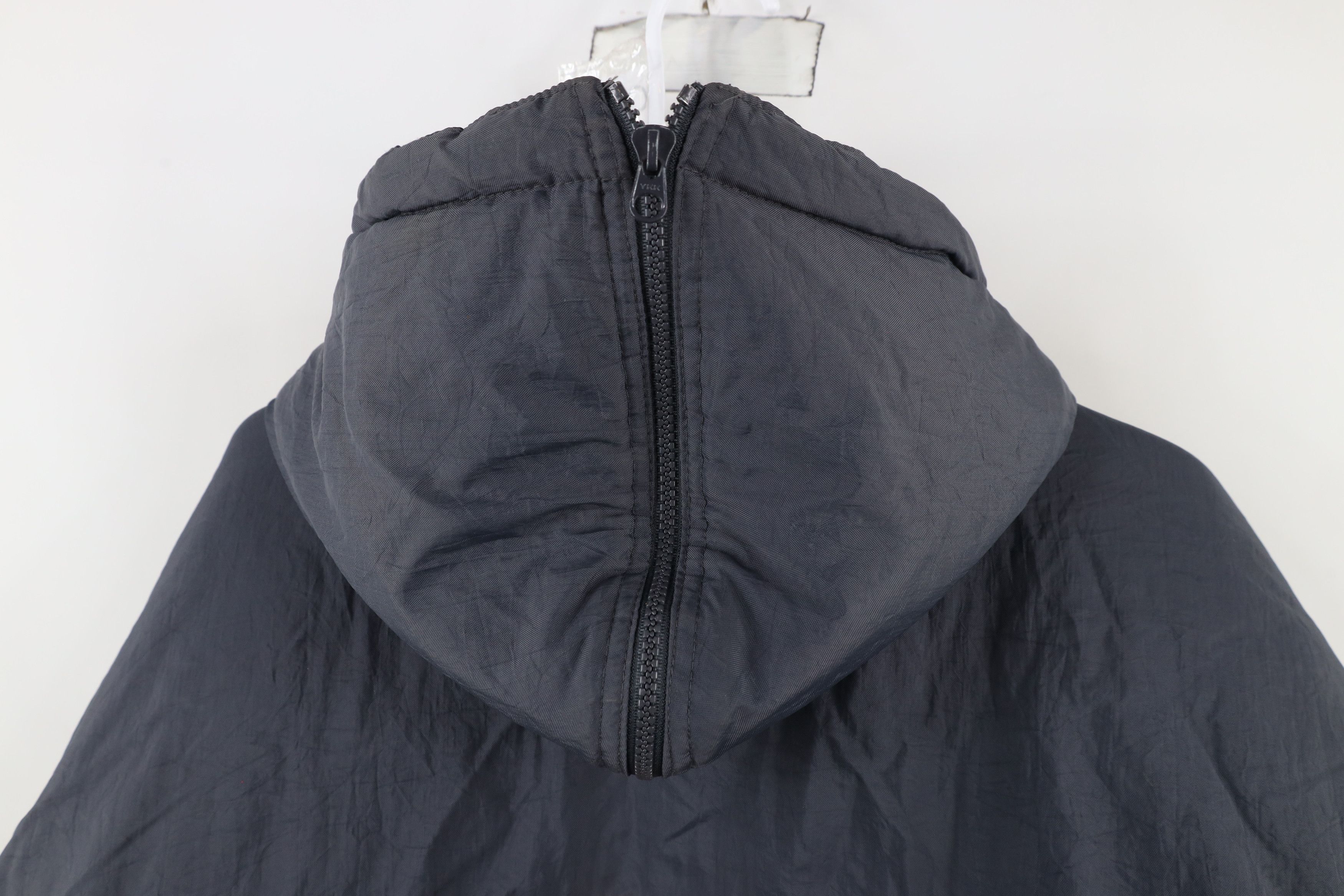 Nike × Vintage Vintage 90s Nike Swoosh Cape Hooded Full Length Parka Jacket Size US L / EU 52-54 / 3 - 14 Thumbnail