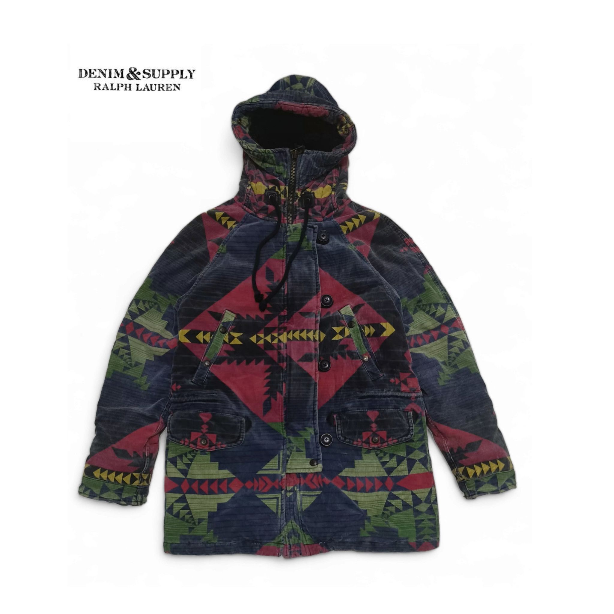 Denim & Supply Ralph Lauren Denim & Supply Ralph Lauren RL Navajo Aztec Long Coat Jacket Size US XS / EU 42 / 0 - 2 Thumbnail