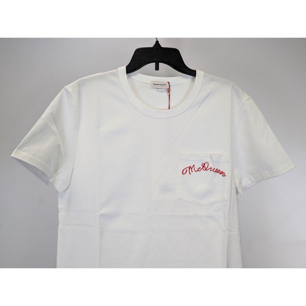 Alexander McQueen o1rshd1 Short Sleeve T-Shirt in White Size US L / EU 52-54 / 3 - 7 Thumbnail