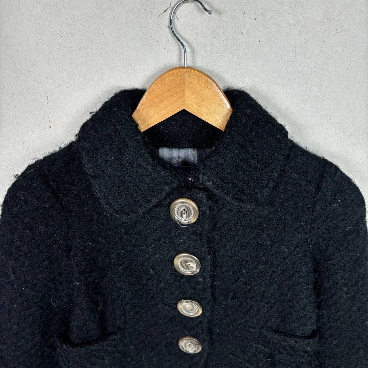 Burberry Burberry London Wool Fur Crop Top Jacket Size XS / US 0-2 / IT 36-38 - 3 Thumbnail