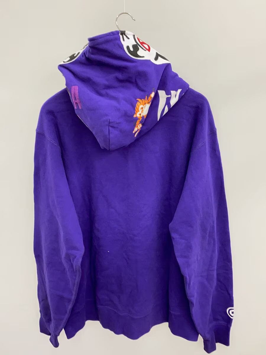 Bape A Bathing Ape Monogram Cotton Zip Hoodie Purple Size US XXL / EU 58 / 5 - 2 Thumbnail