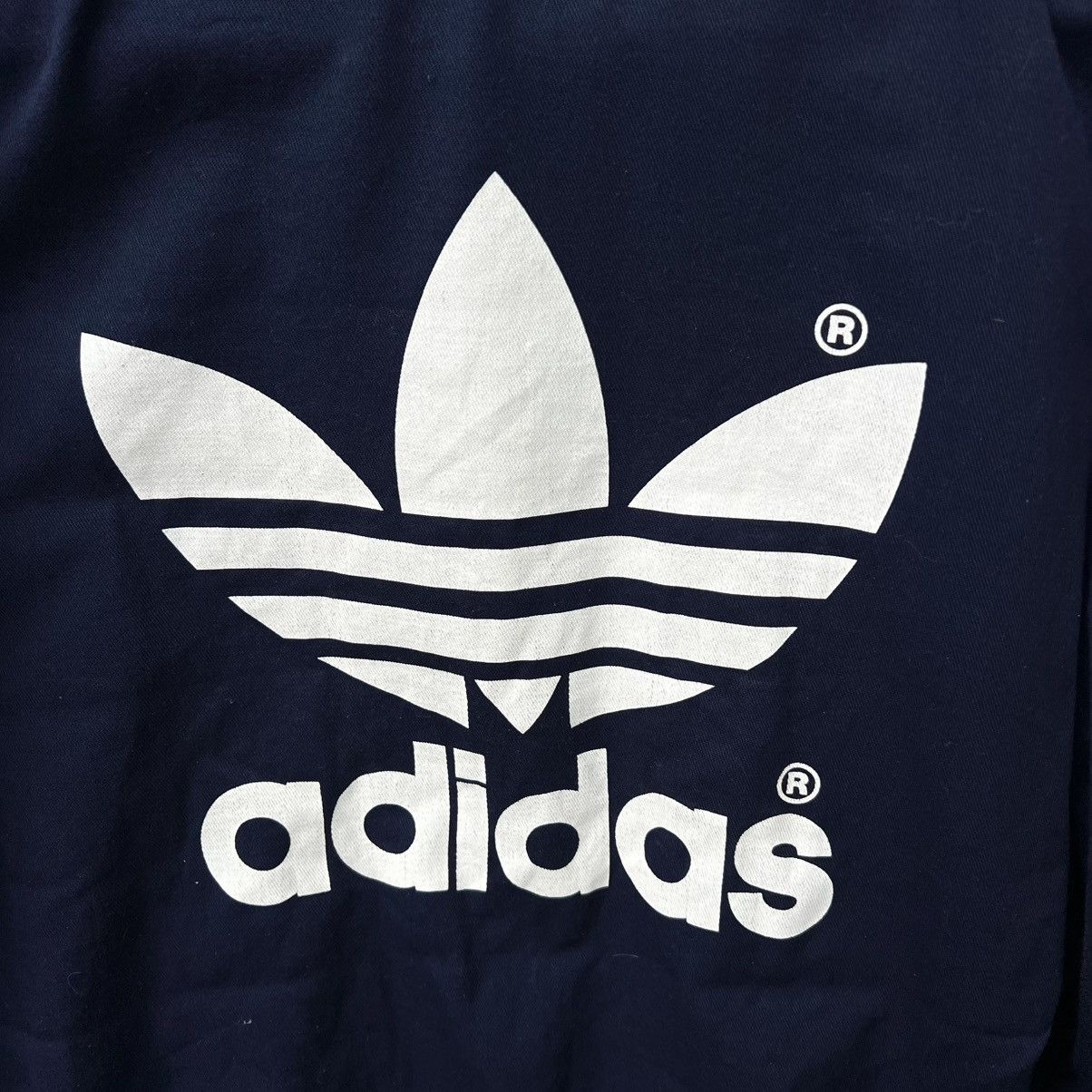 Adidas Adidas Vintage 90s Big Trifold Drill Top Jacket Size US L / EU 52-54 / 3 - 7 Thumbnail