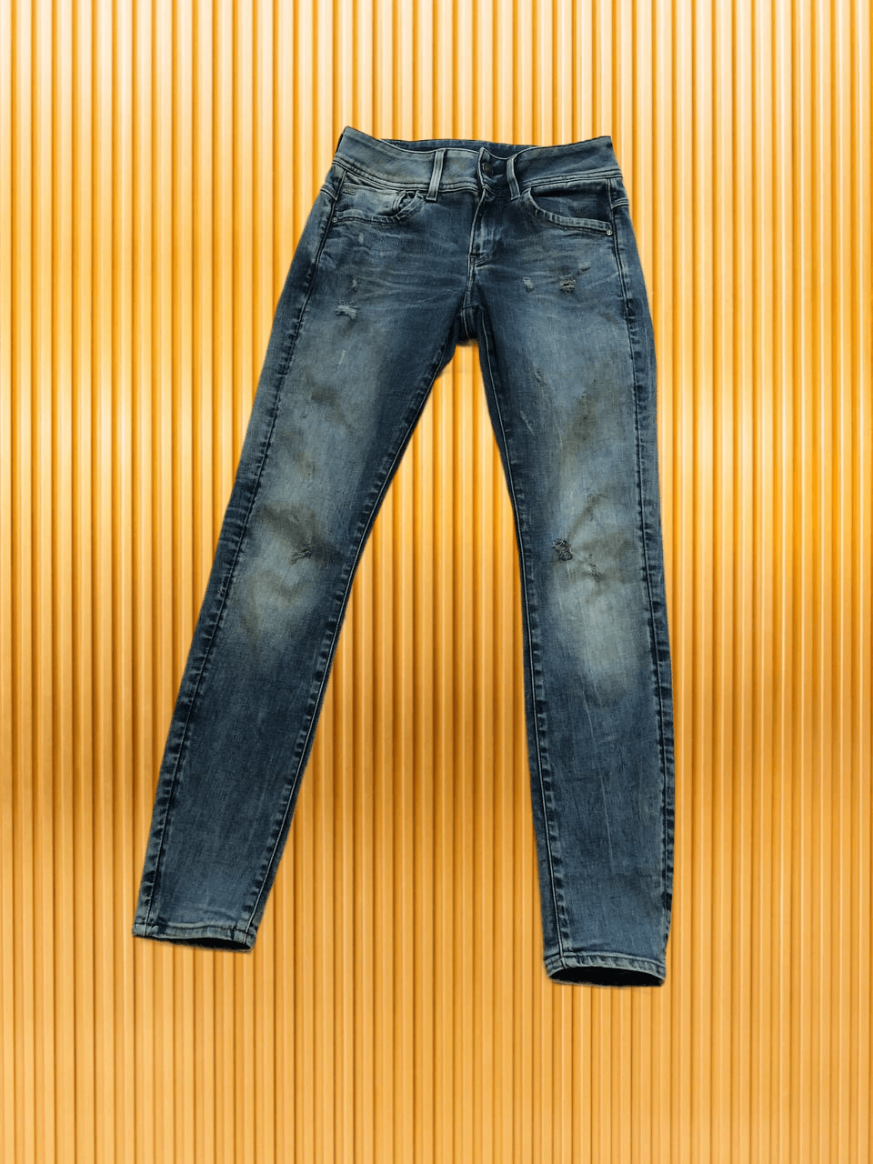 G-Star jeans mid skinny logo G-Star Raw crazy Y2K vintage size 28 Size US 28 / EU 44 - 1 Thumbnail