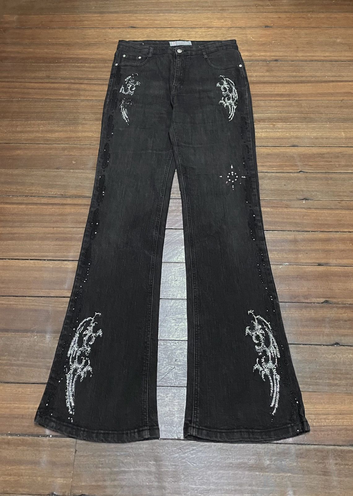Rare Design Vintage Japanese Brand COS Flared Jeans 2000s