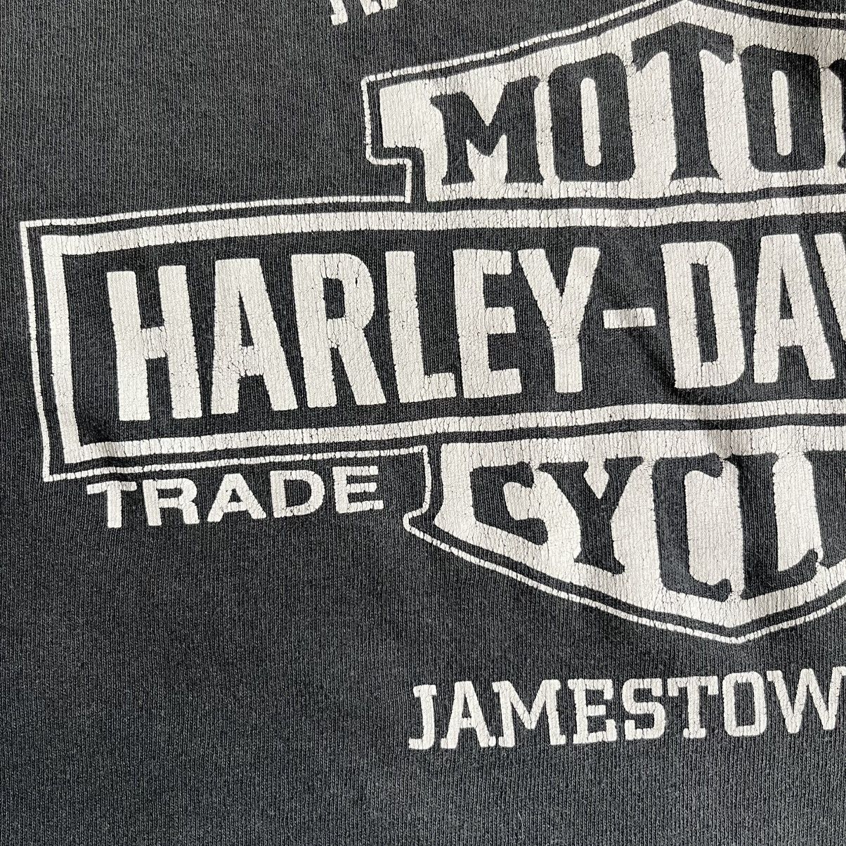 Harley Davidson Harley-Davidson Jamestown T-Shirt Vintage Biker Graphic Size US XXL / EU 58 / 5 - 6 Thumbnail