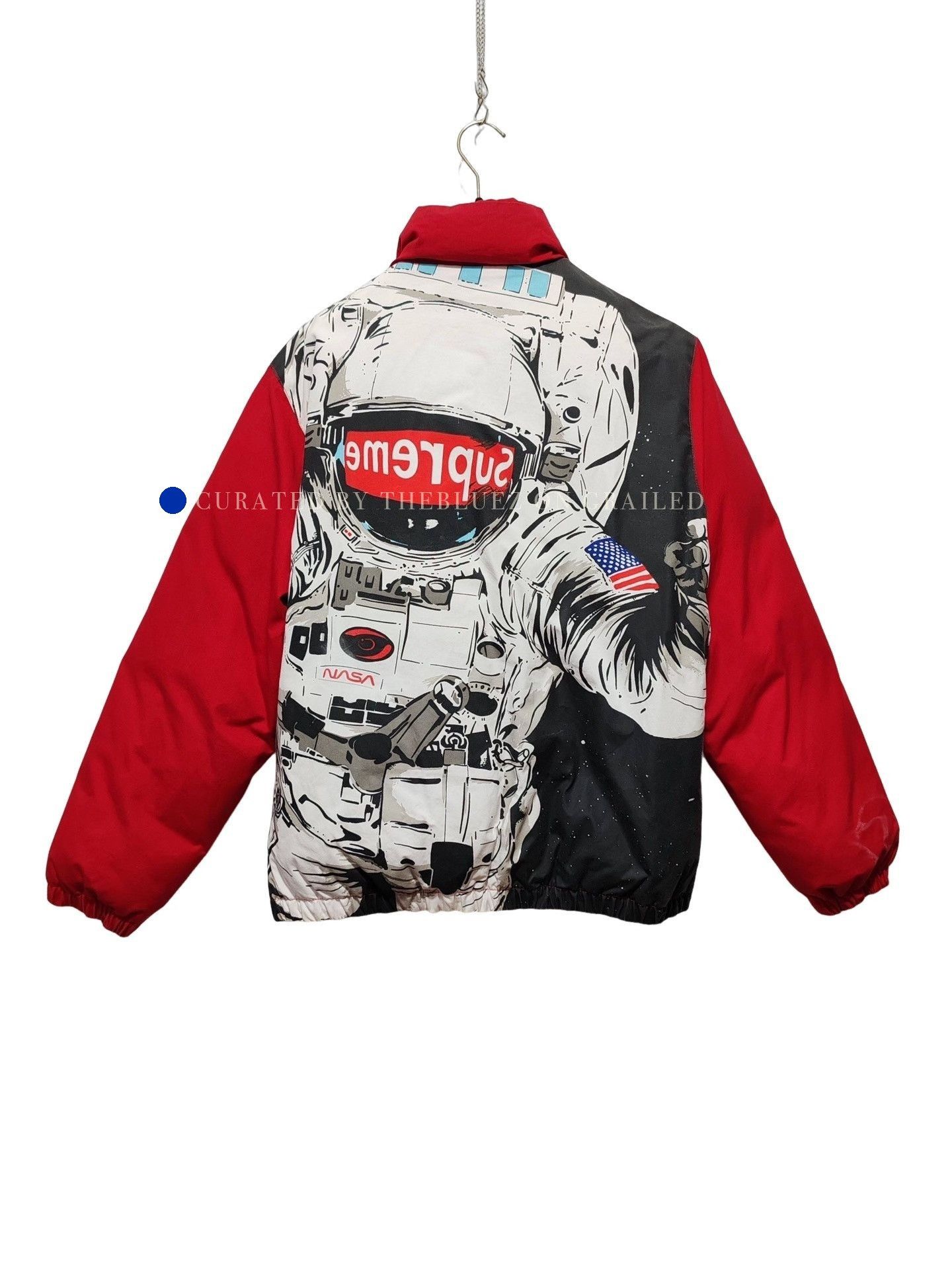 Supreme Red Astronaut Print Light Jacket Size M Size US M / EU 48-50 / 2 - 1 Thumbnail