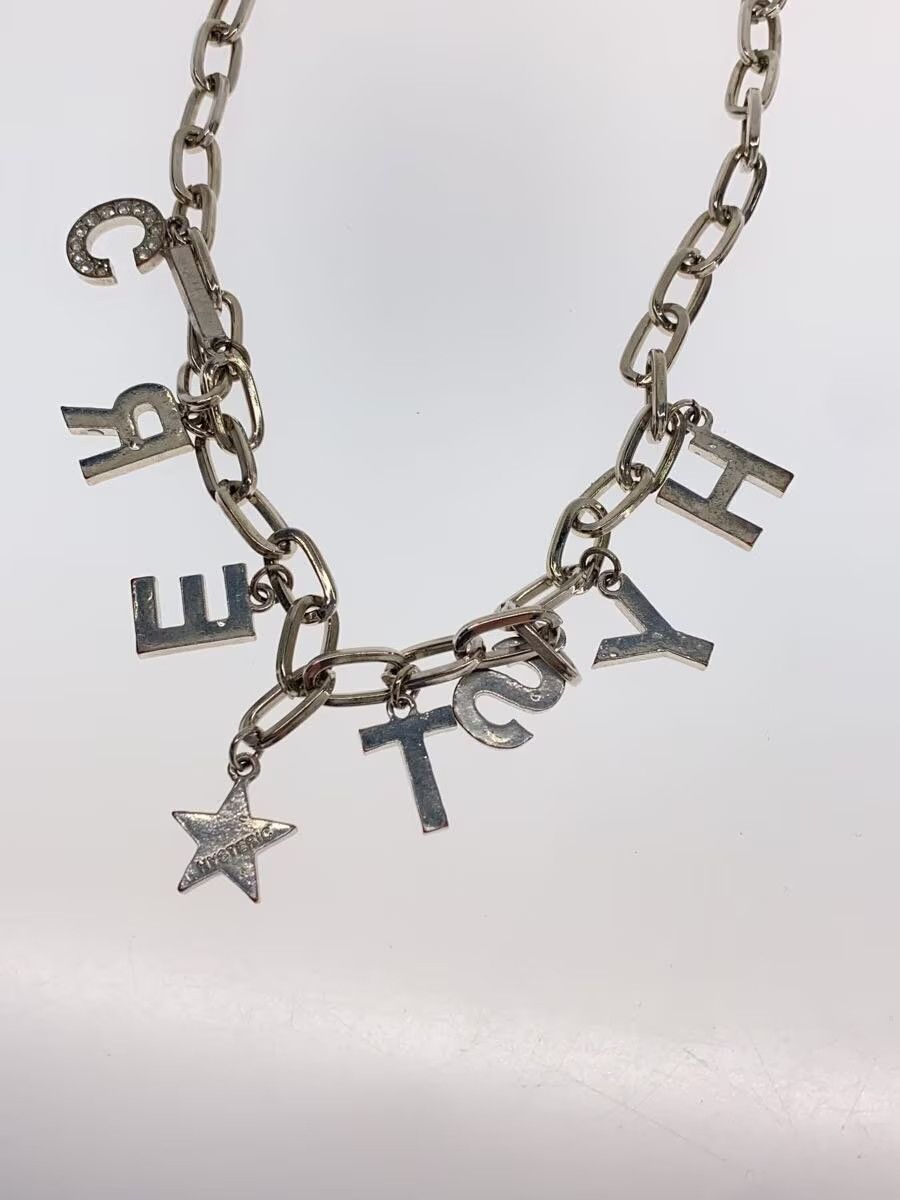 Hysteric Glamour Crystal Script Pendant Necklace Size ONE SIZE - 3 Thumbnail