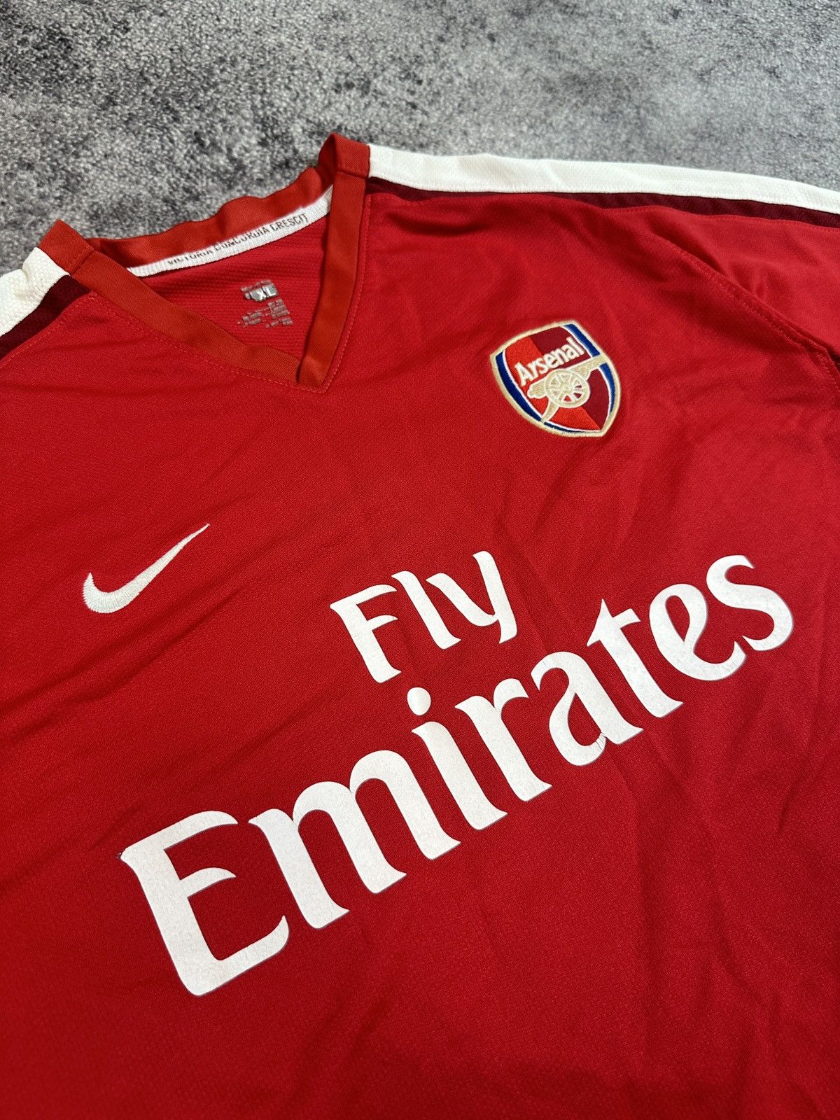 Nike × Vintage Vintage Nike Arsenal Soccer Jersey Blokecore Rare XL Size US XL / EU 56 / 4 - 2 Thumbnail
