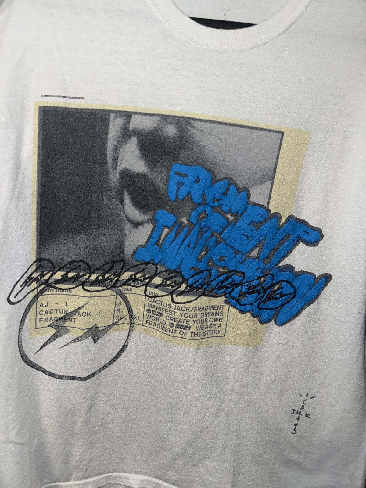 Cactus Plant Flea Market Cactus Hack X Fragment tee size L Size US L / EU 52-54 / 3 - 4 Thumbnail