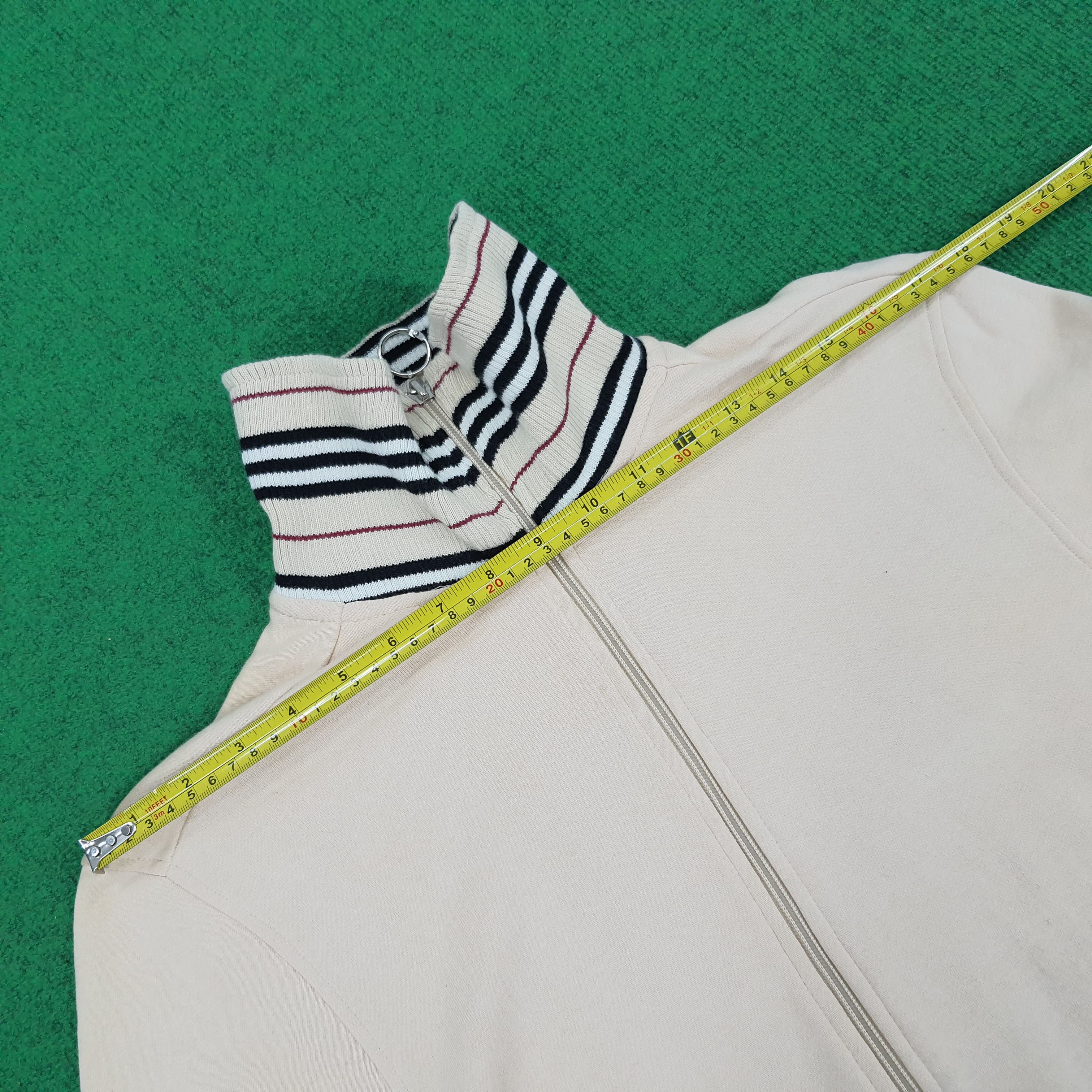 Burberry × Designer Vintage Burberry Zipper Sweatshirts Size US S / EU 44-46 / 1 - 11 Thumbnail
