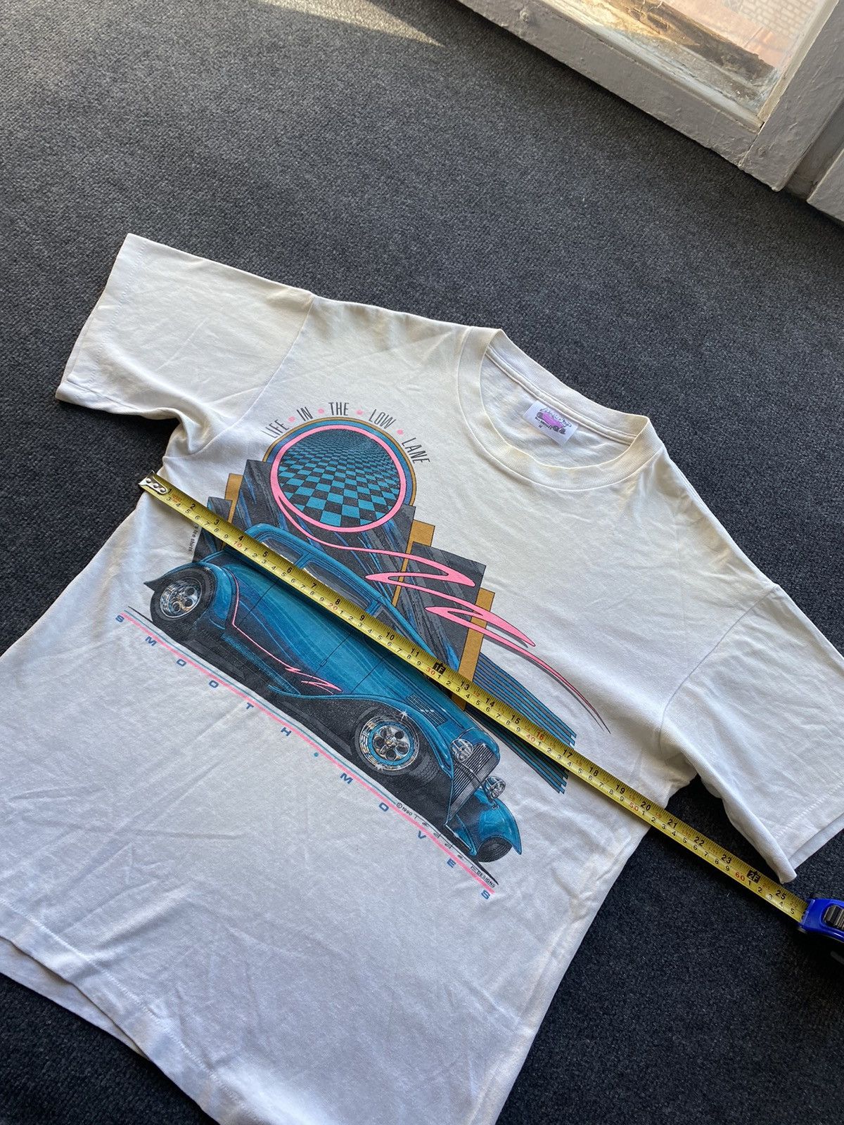 Vintage 🔥1990 Andy’s Smooth Moves Low Rider car art graphic tee m Size US M / EU 48-50 / 2 - 6 Thumbnail