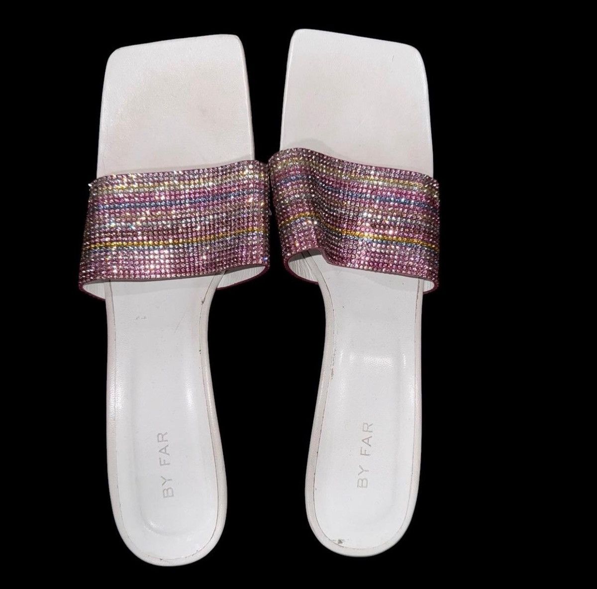By Far By Far Dylan crystal-embellished mules Size US 10 / IT 40 - 2 Thumbnail