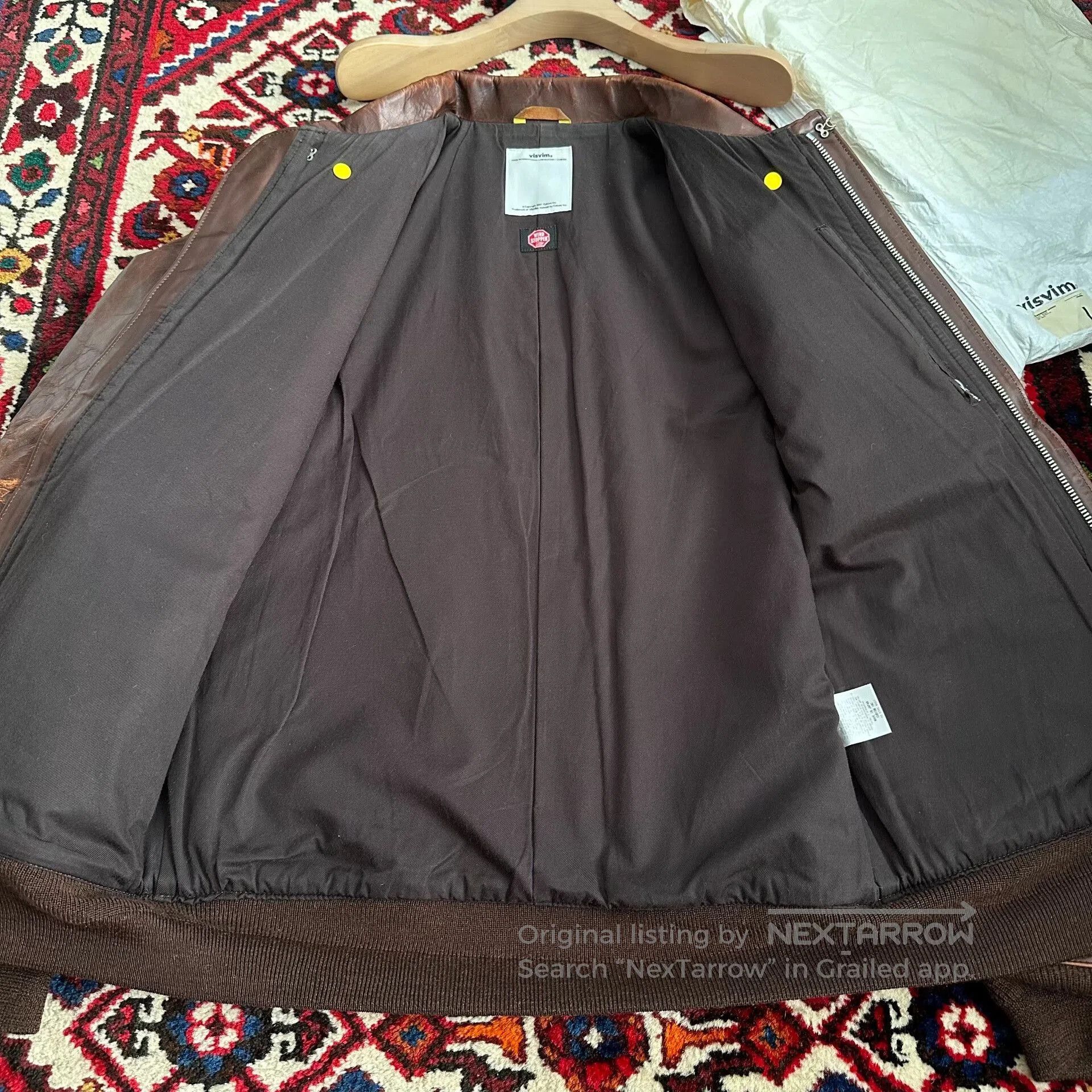 Visvim visvim elmendorf leather jacket size large. Size US L / EU 52-54 / 3 - 4 Thumbnail