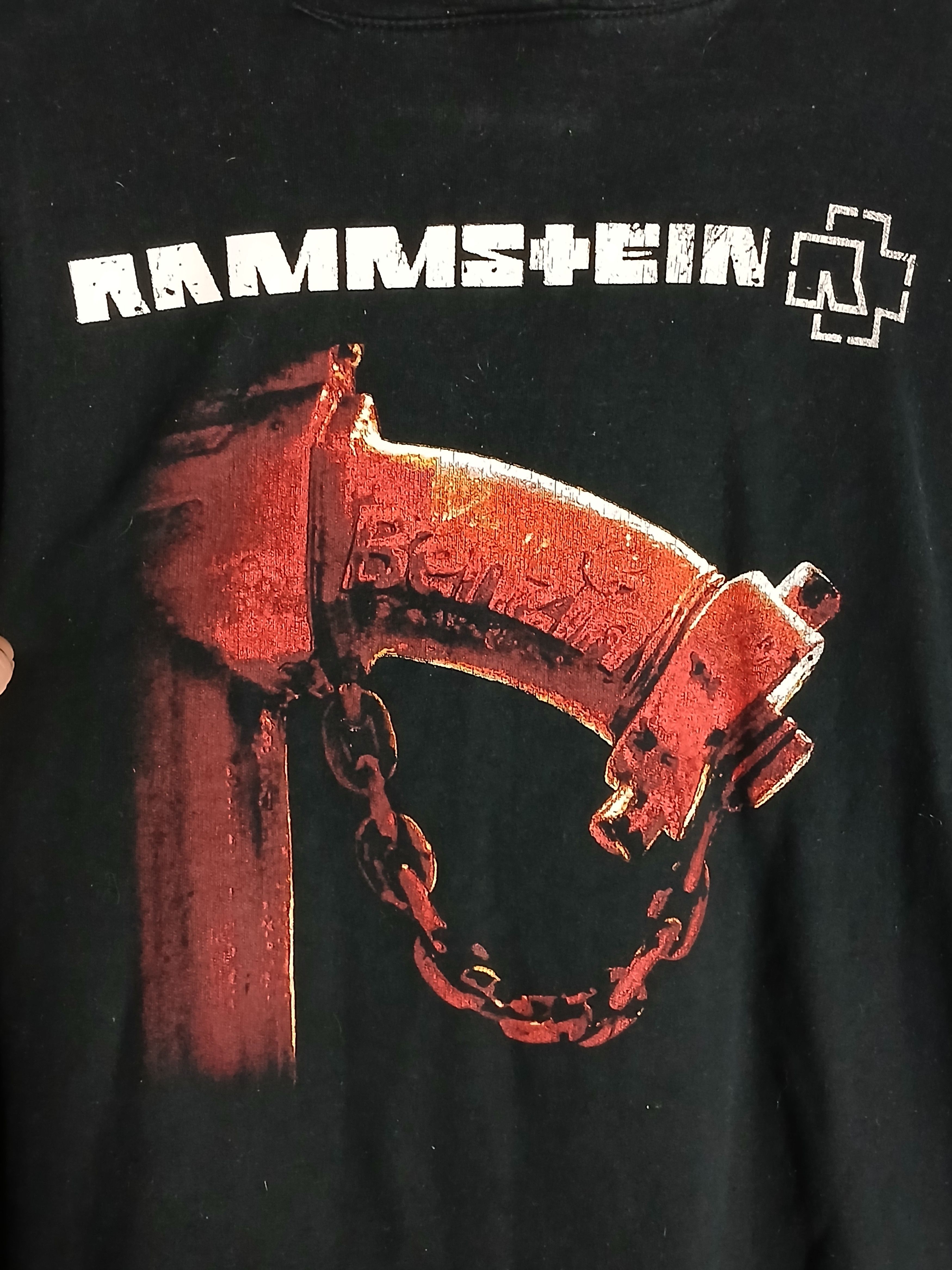 Band Tees Vintage Rammstein Benzin Hoodie Size US L / EU 52-54 / 3 - 3 Thumbnail