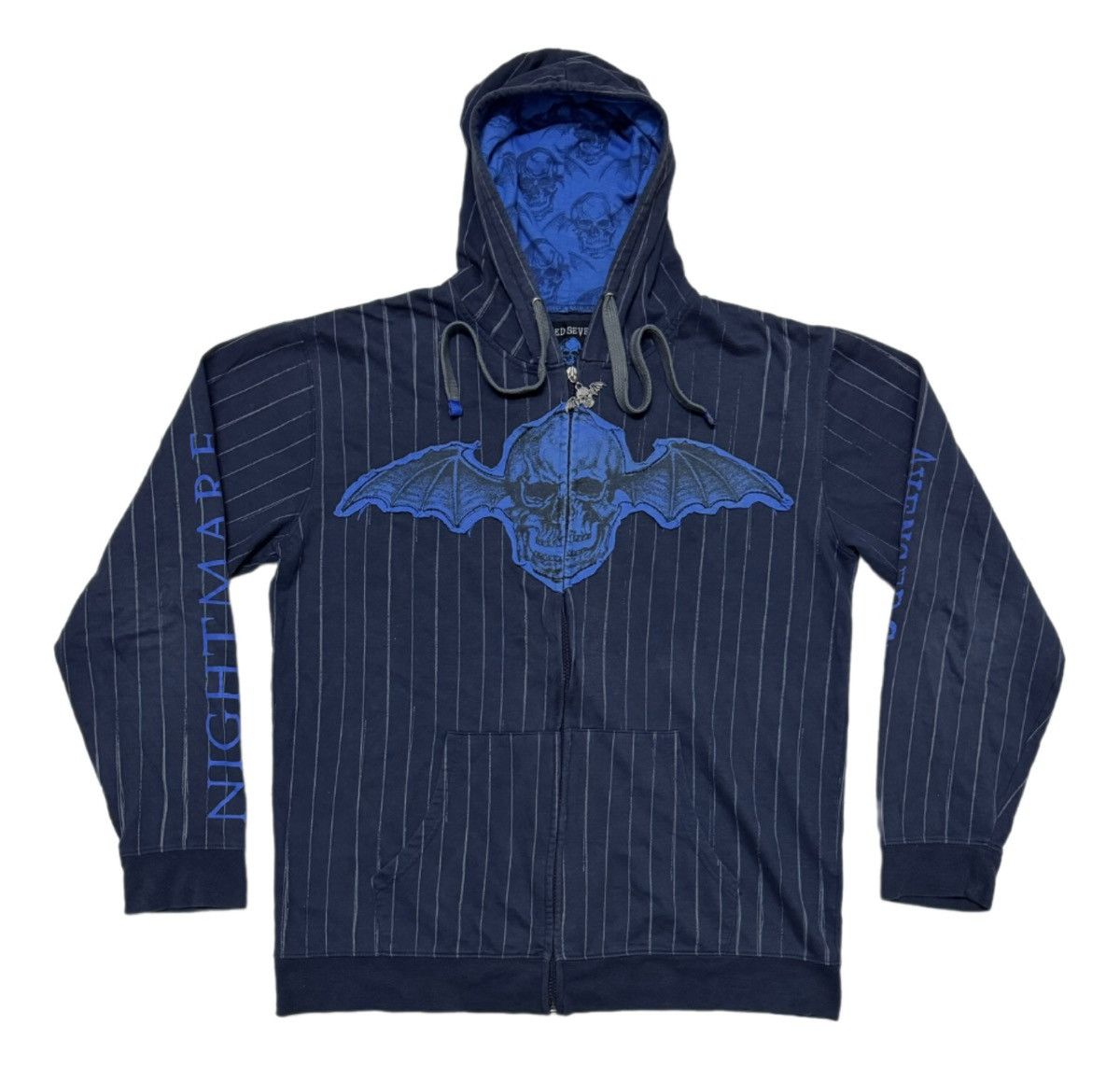 Band Tees Vintage AVENGED SEVENFOLD Nightmare Rare Skulls Hoodies Size US XL / EU 56 / 4 - 2 Thumbnail