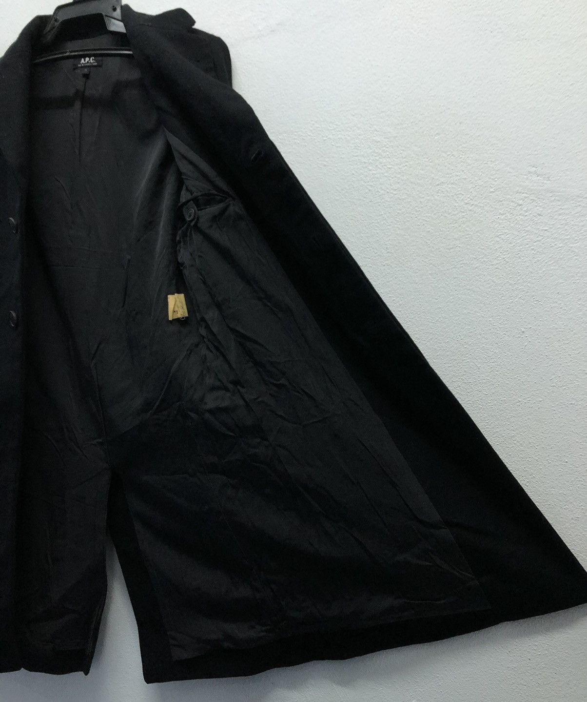 A.P.C. Vintage A.P.C. Rue De Fleurus Paris Made In France Long Coat Size M / US 6-8 / IT 42-44 - 11 Thumbnail