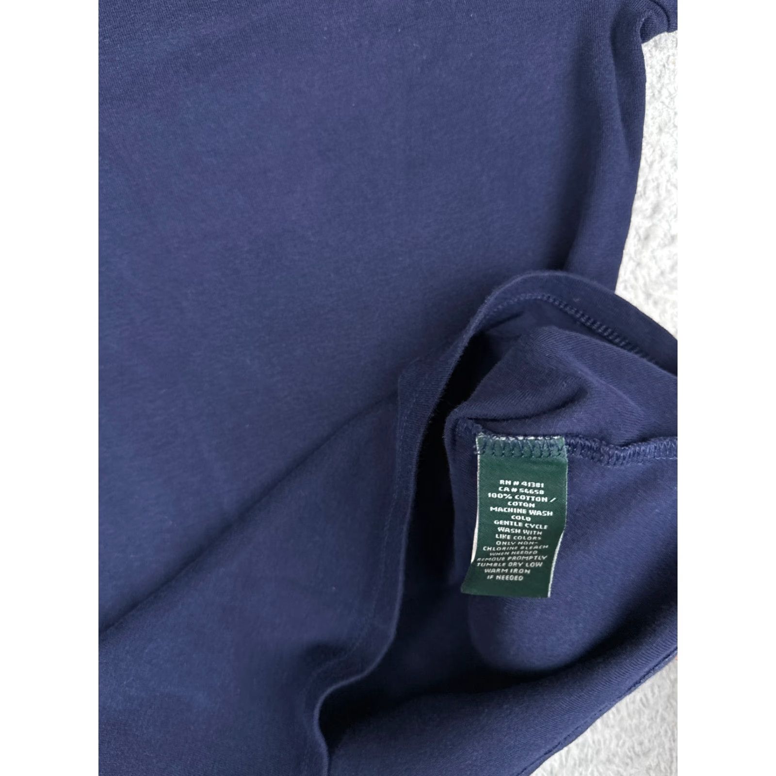 Ralph Lauren VINTAGE Lauren Ralph Lauren Shirt Women Small Blue Cotton Logo 90s Casual Size S / US 4 / IT 40 - 7 Thumbnail