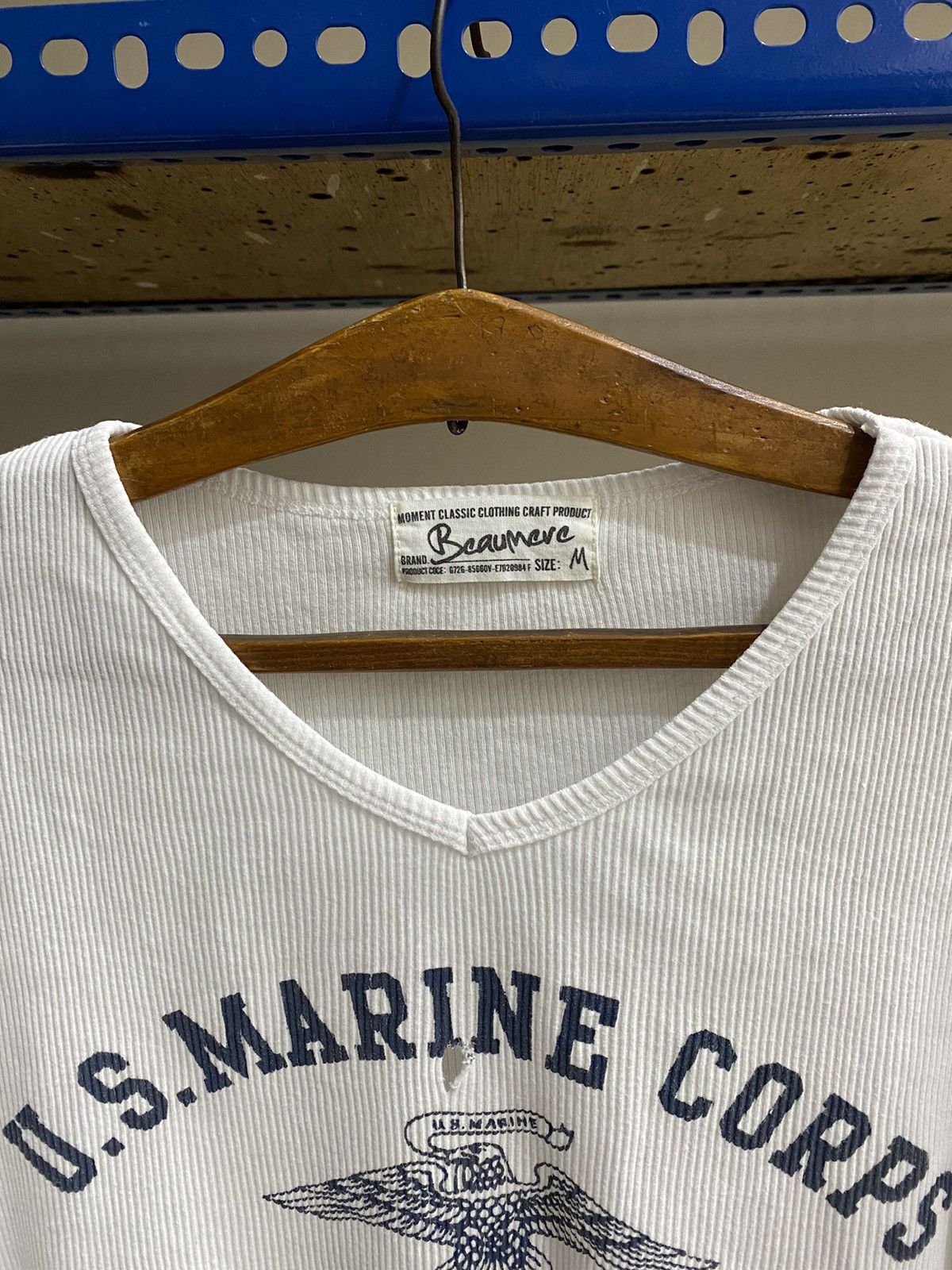 Vintage US MARINE CORPS TSHIRT Size US S / EU 44-46 / 1 - 5 Thumbnail