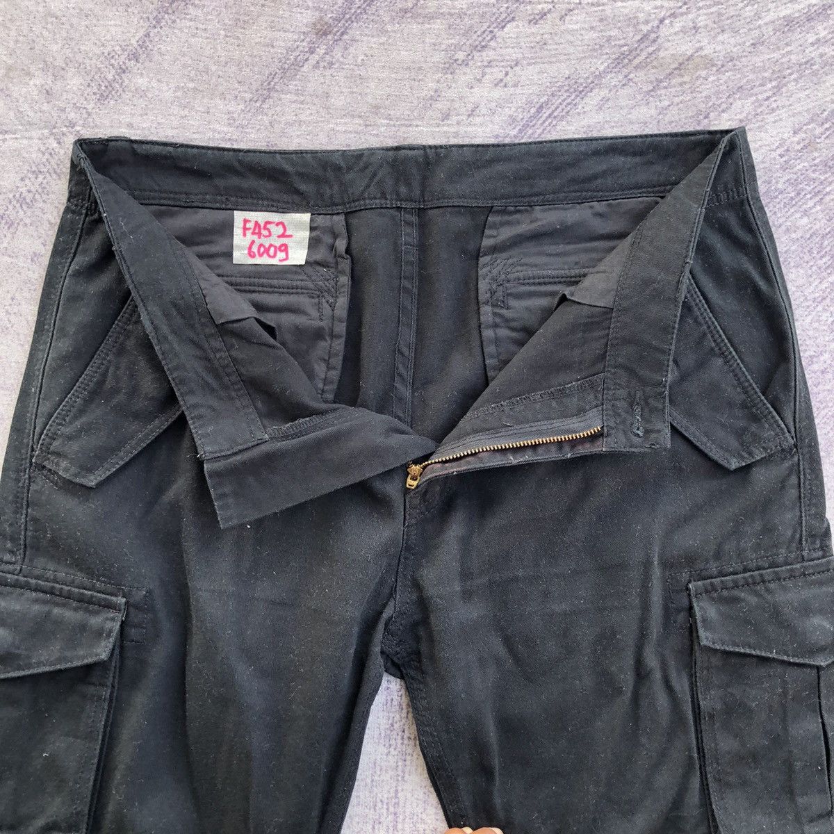 All Blacks Vintage Black Cargo Pants Street fashion Tactical 6 pocket Size US 33 - 5 Thumbnail