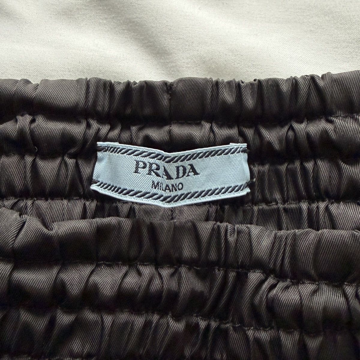 Prada PRADA Nylon Bermuda Shorts with White Piping Size 27" / US 4 / IT 40 - 7 Thumbnail