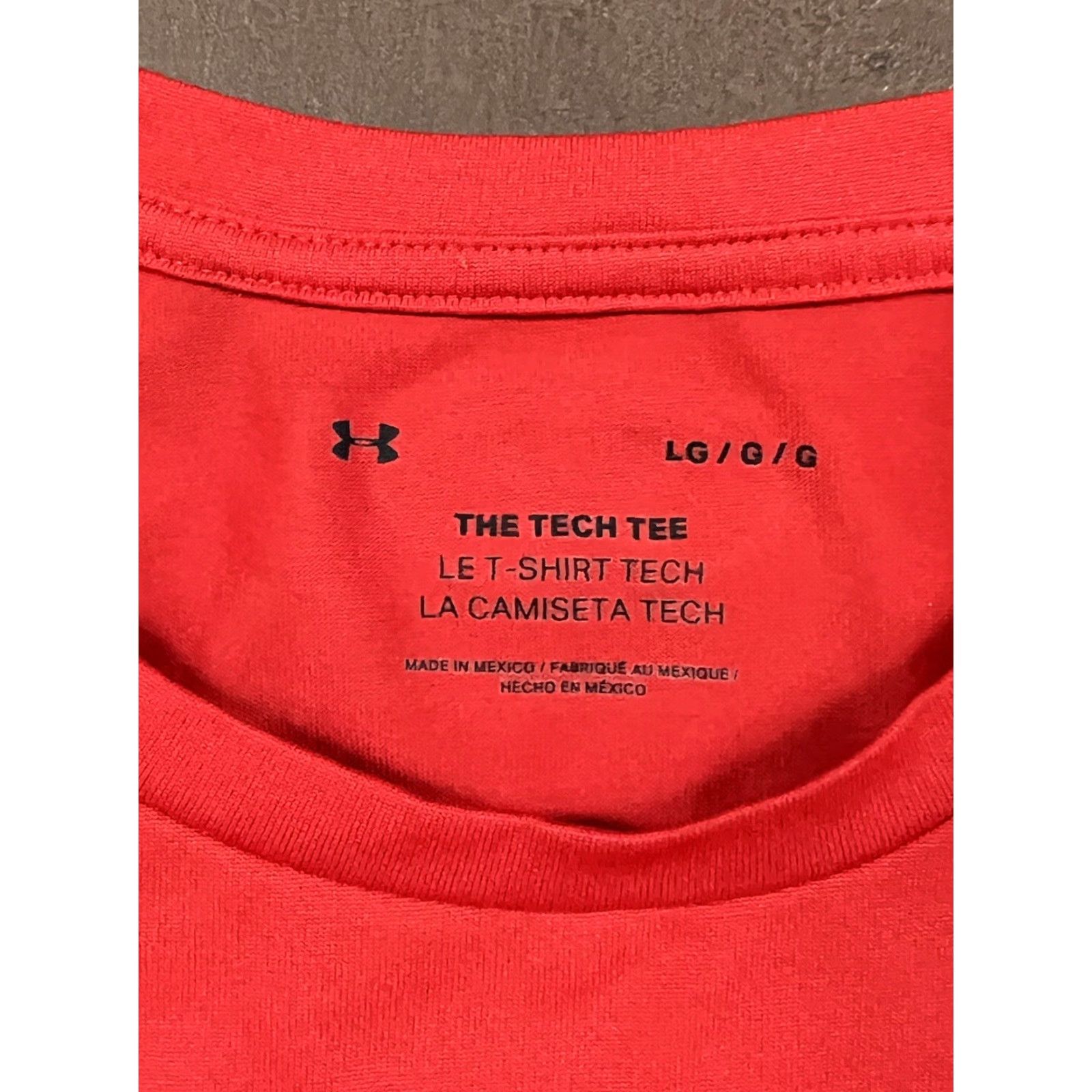 Under Armour Under Armour T-Shirt The Tech Tee Casual Red Activewear Men’s Large Size US L / EU 52-54 / 3 - 4 Thumbnail