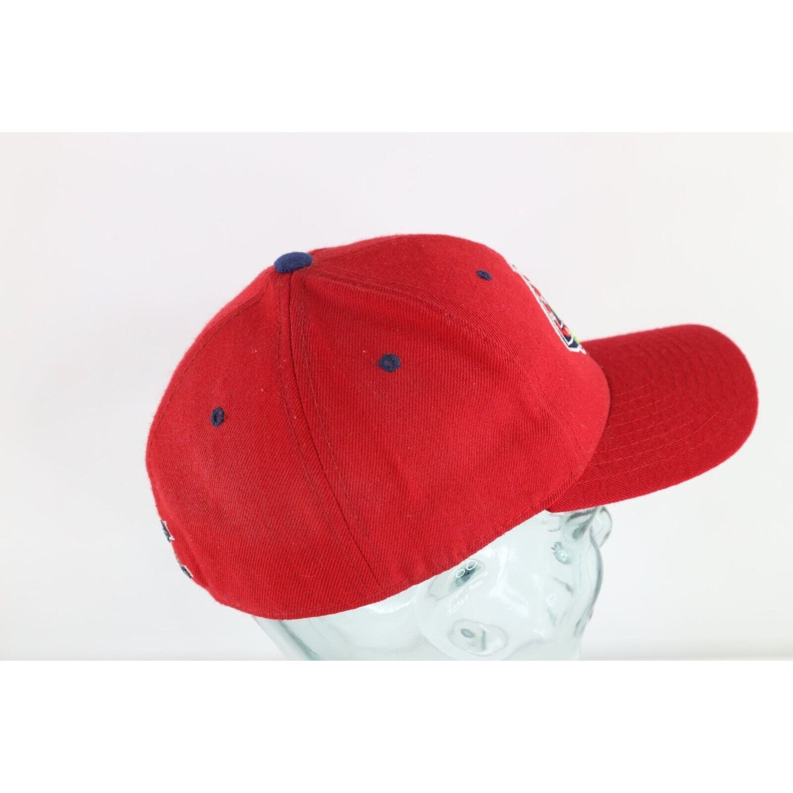 Vintage Vintage Y2K Columbus Blue Jackets Hockey Fitted Hat Size ONE SIZE - 4 Thumbnail