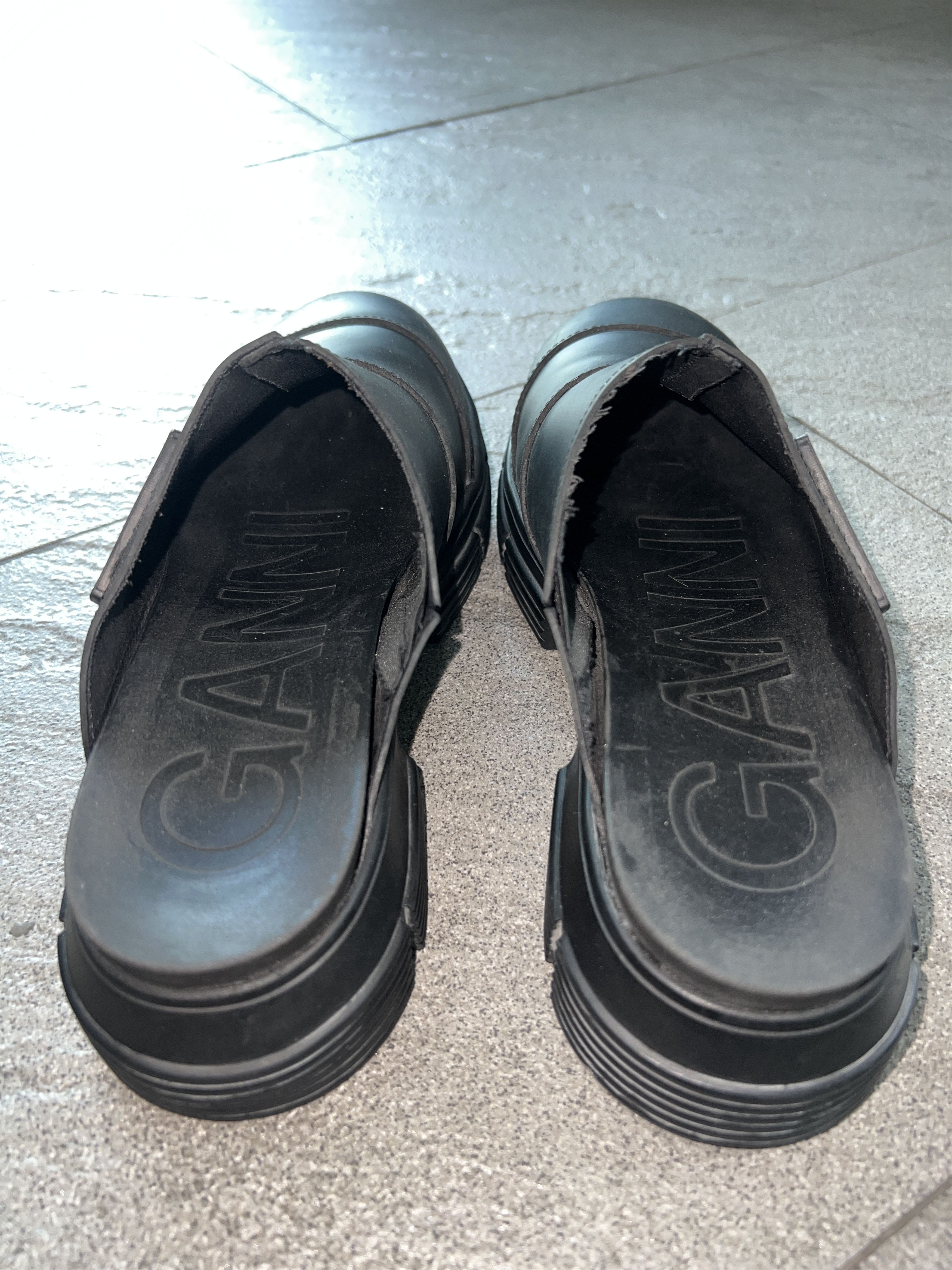Ganni GANNI Chunky Rubber Mule Clogs Black EU38 Made in Portugal Size US 8 / IT 38 - 7 Thumbnail