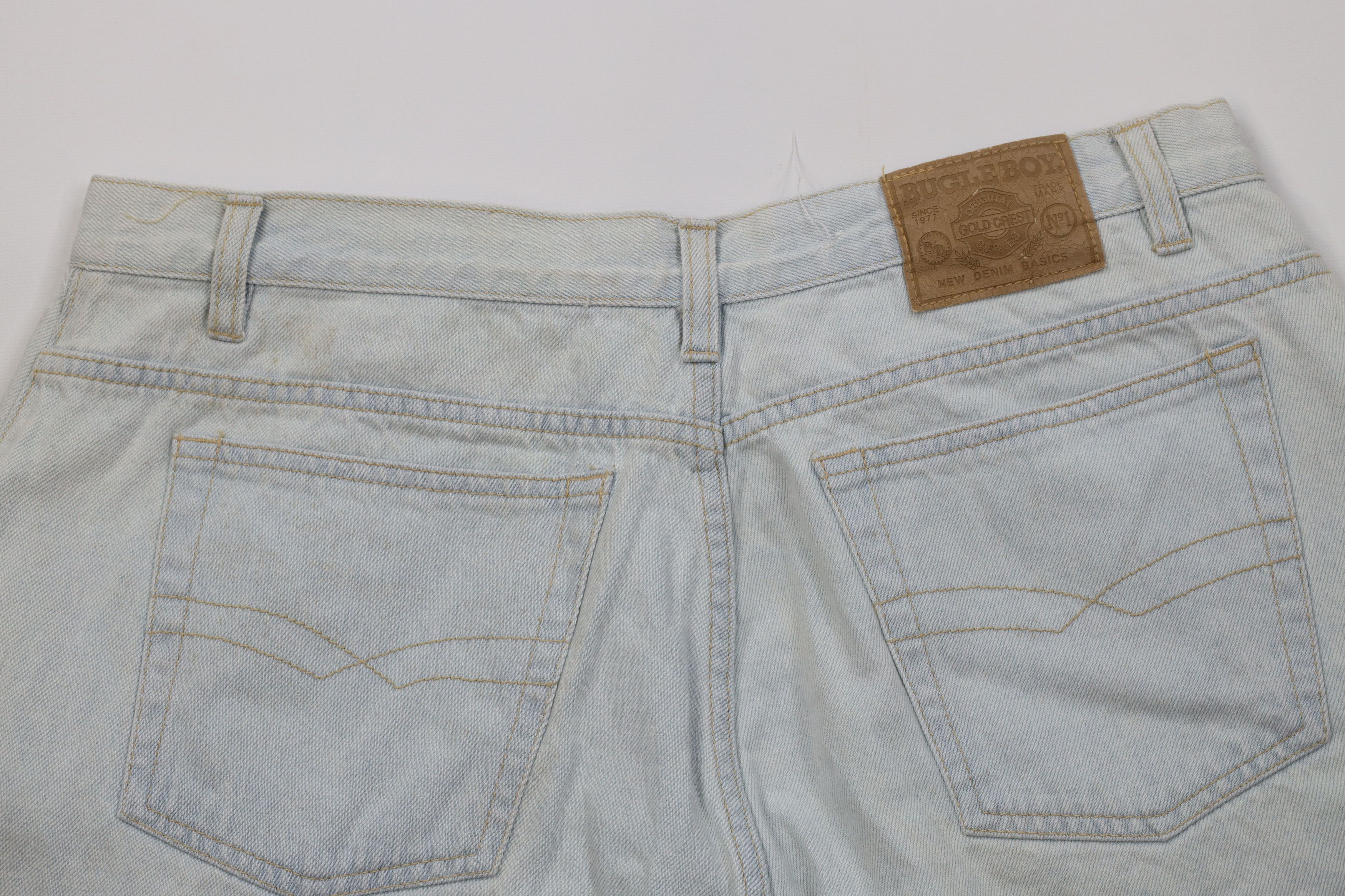 Vintage Vintage 90s Streetwear Baggy Relaxed Fit Denim Jean Shorts Size US 34 / EU 50 - 11 Thumbnail