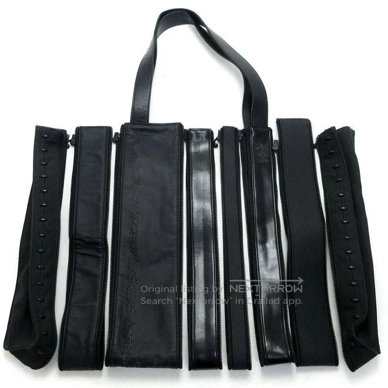 Jean Paul Gaultier Jean Paul Gaultier Dragon Pattern Deconstructed Tote Bag. Size ONE SIZE - 2 Thumbnail