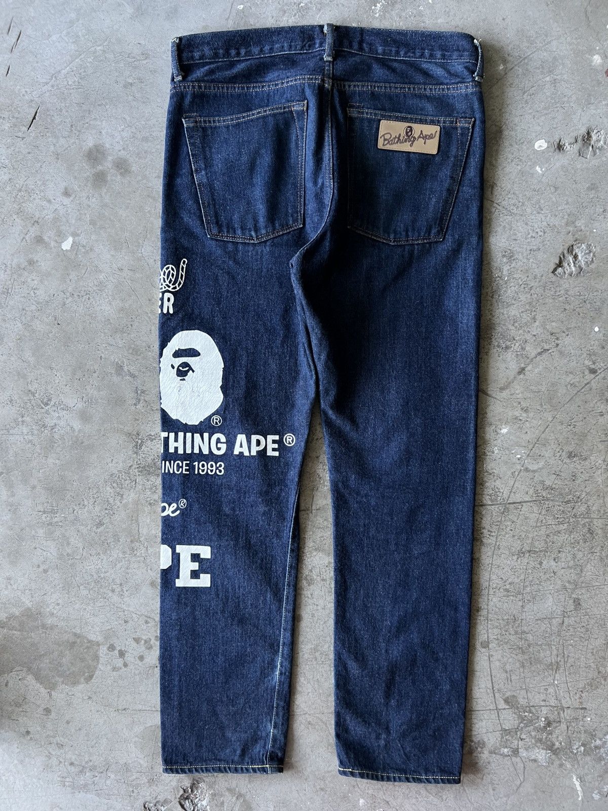 Bape Bape - 2008 Type 5 Selvedge Denim Jeans Size US 32 / EU 48 - 9 Thumbnail