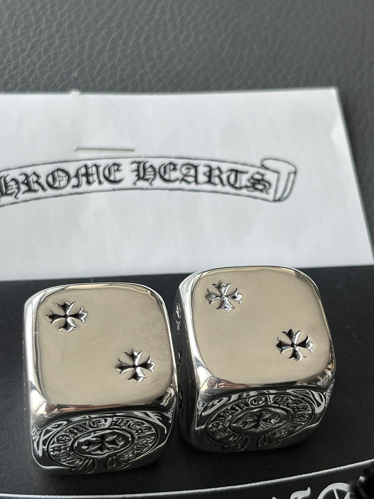 Chrome Hearts Extremely RARE Chrome Hearts Dice Set (x2) Size ONE SIZE - 13 Thumbnail