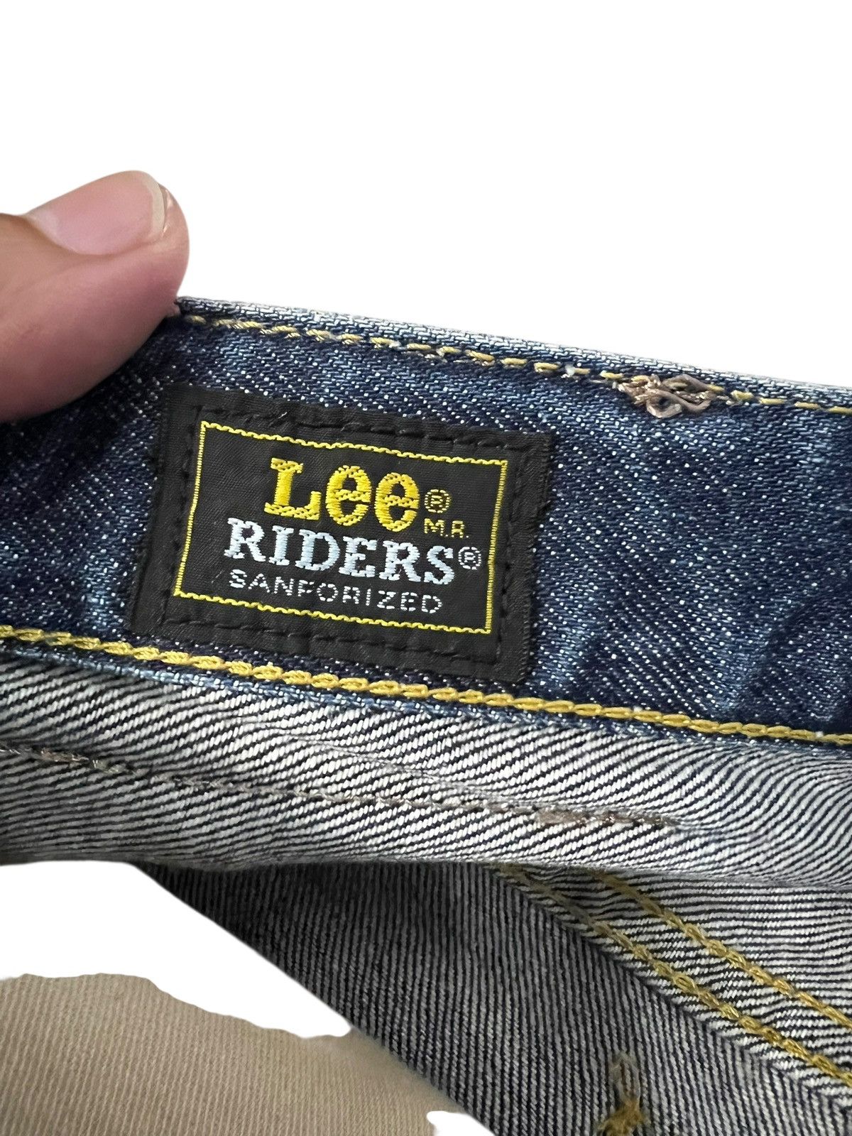 Japanese Brand Flare Lee Riders Sanforized Denim Jean Size US 27 - 11 Thumbnail