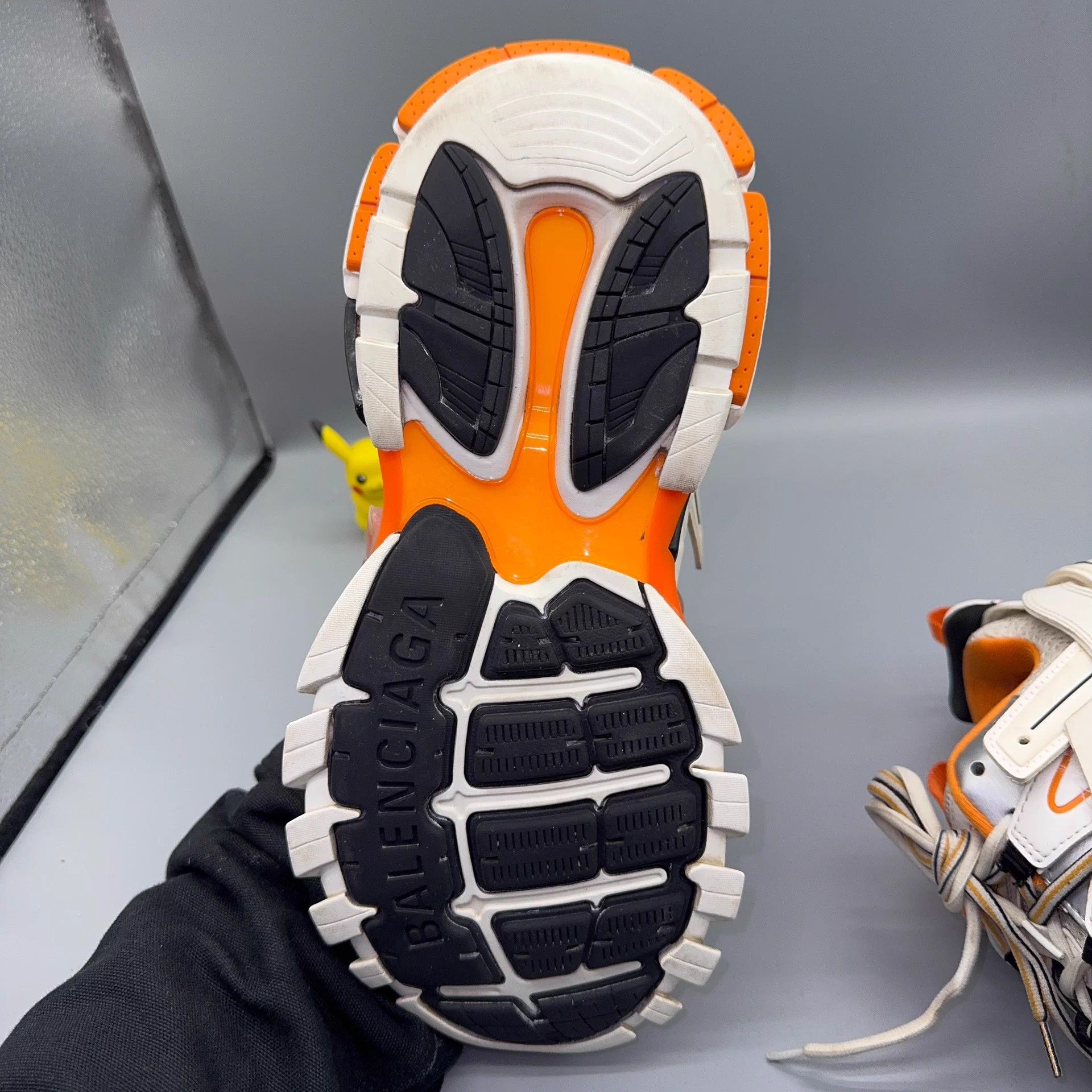 Balenciaga Balenciaga Track White Orange Sneakers Size US 10 / EU 43 - 7 Thumbnail