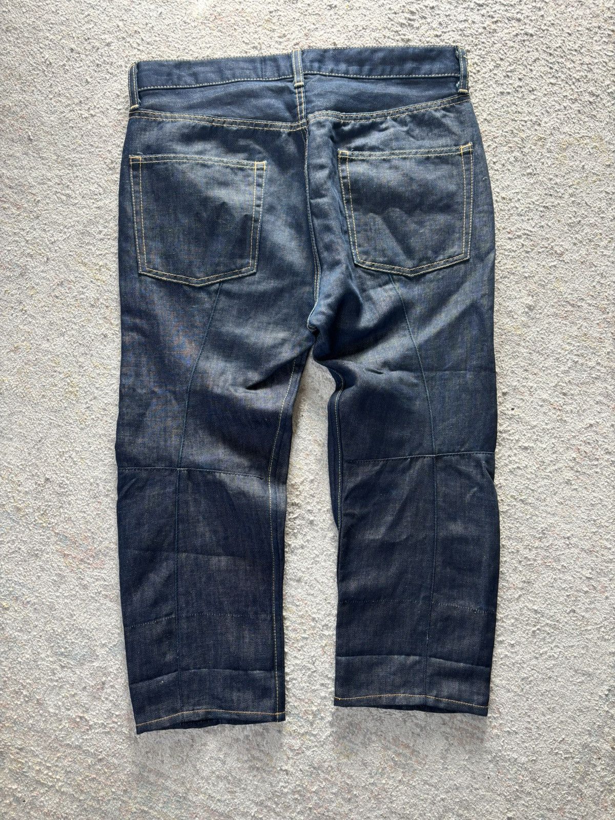 Junya Watanabe Cropped denim capris AD2008 Size US 32 / EU 48 - 5 Thumbnail