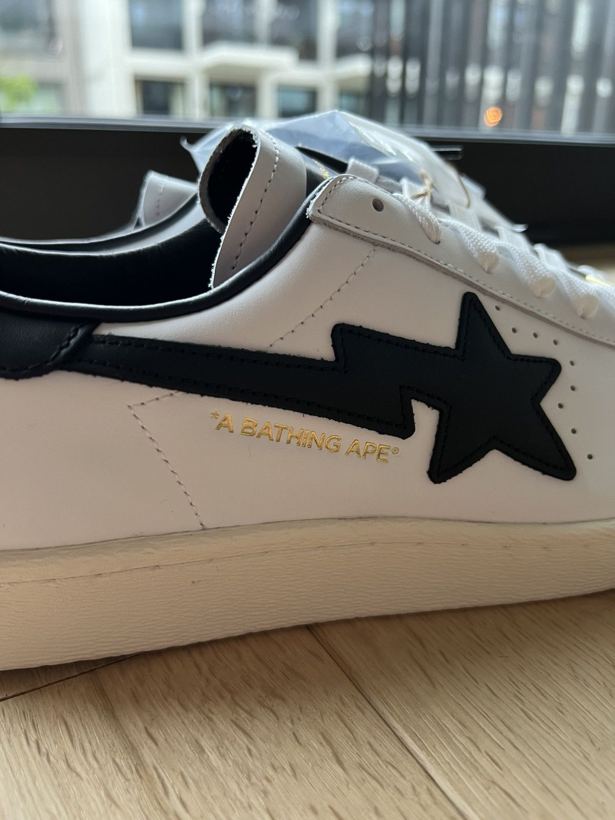 Adidas × Bape adidas Superstar 80s BAPE-Exclusive White Black_Deadstock Size US 11 / EU 44 - 14 Thumbnail