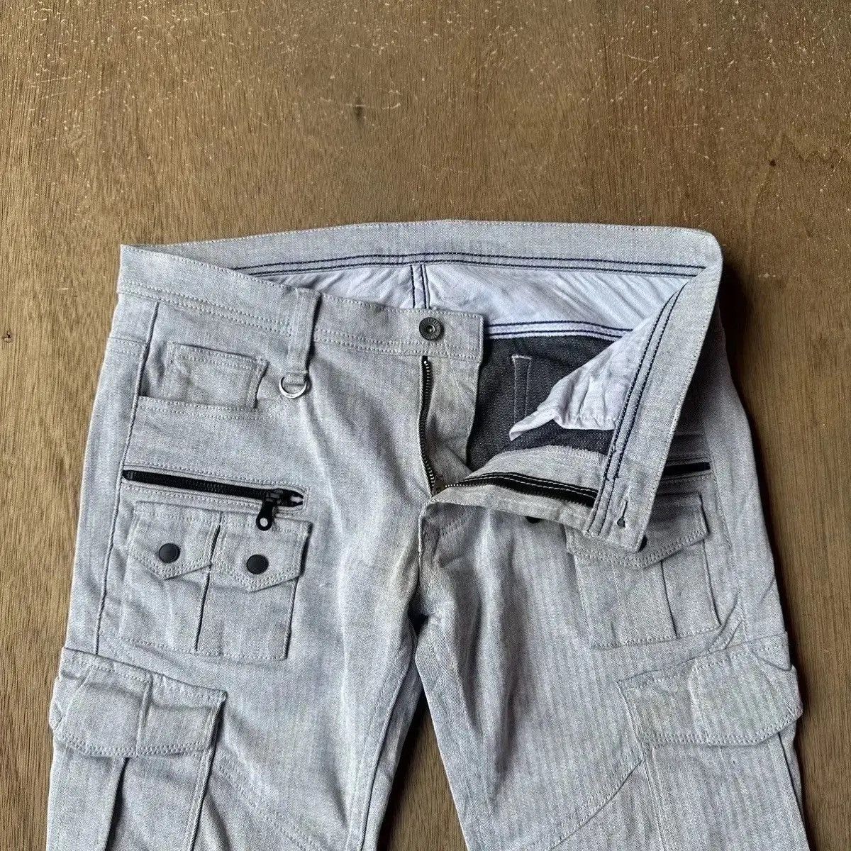 Japanese Brand W32 L31 VTG NICOLE HIDEWAYS JAPAN PUNK MULTIPOCKET HBT TWILL Size US 32 / EU 48 - 8 Thumbnail